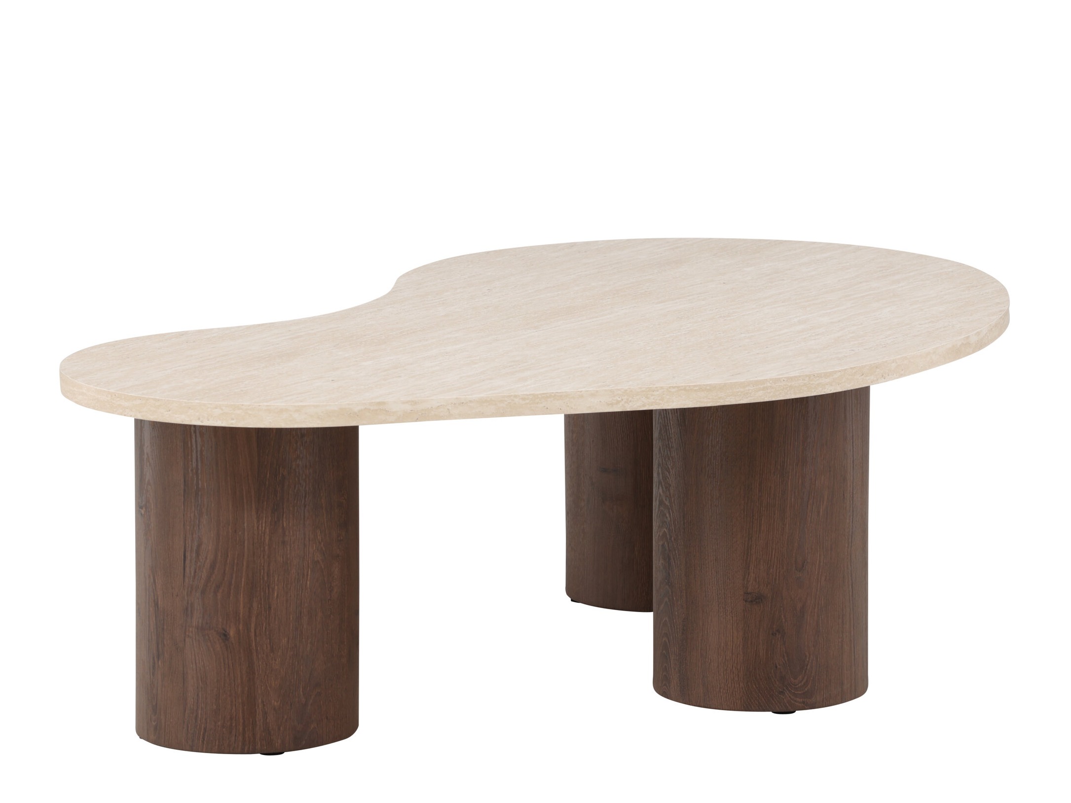 Mesa de centro Dallas 5282 (Bege + Castanho escuro)