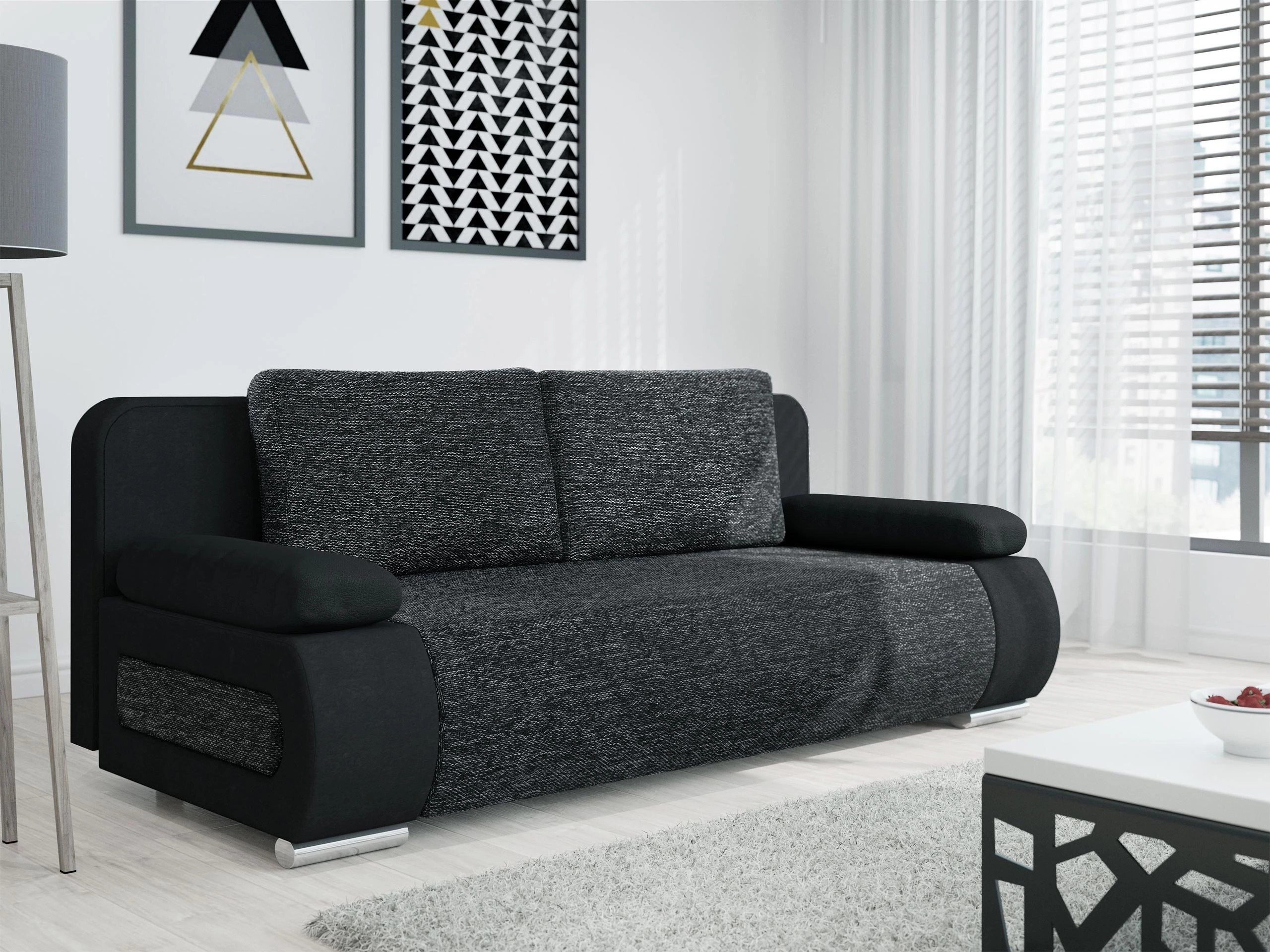 Sofá-cama Comfivo Pudor (Alova 04 + Lawa 06)