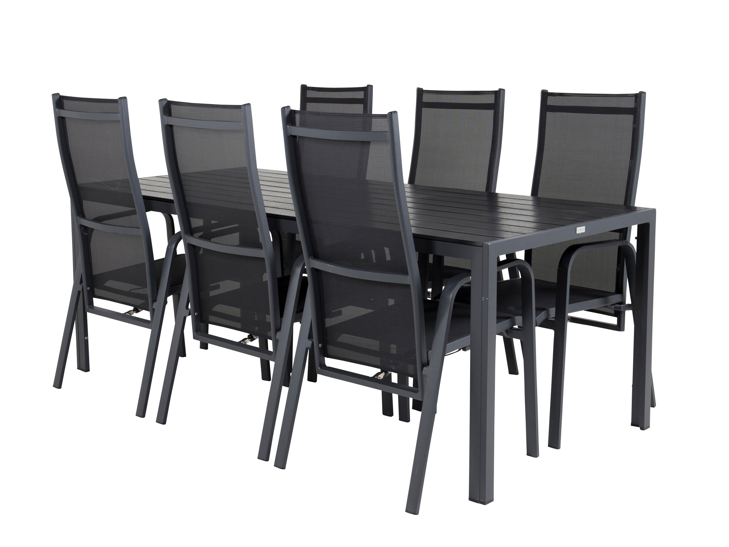 Conjunto de mesa e cadeiras Dallas 5295 (Preto)