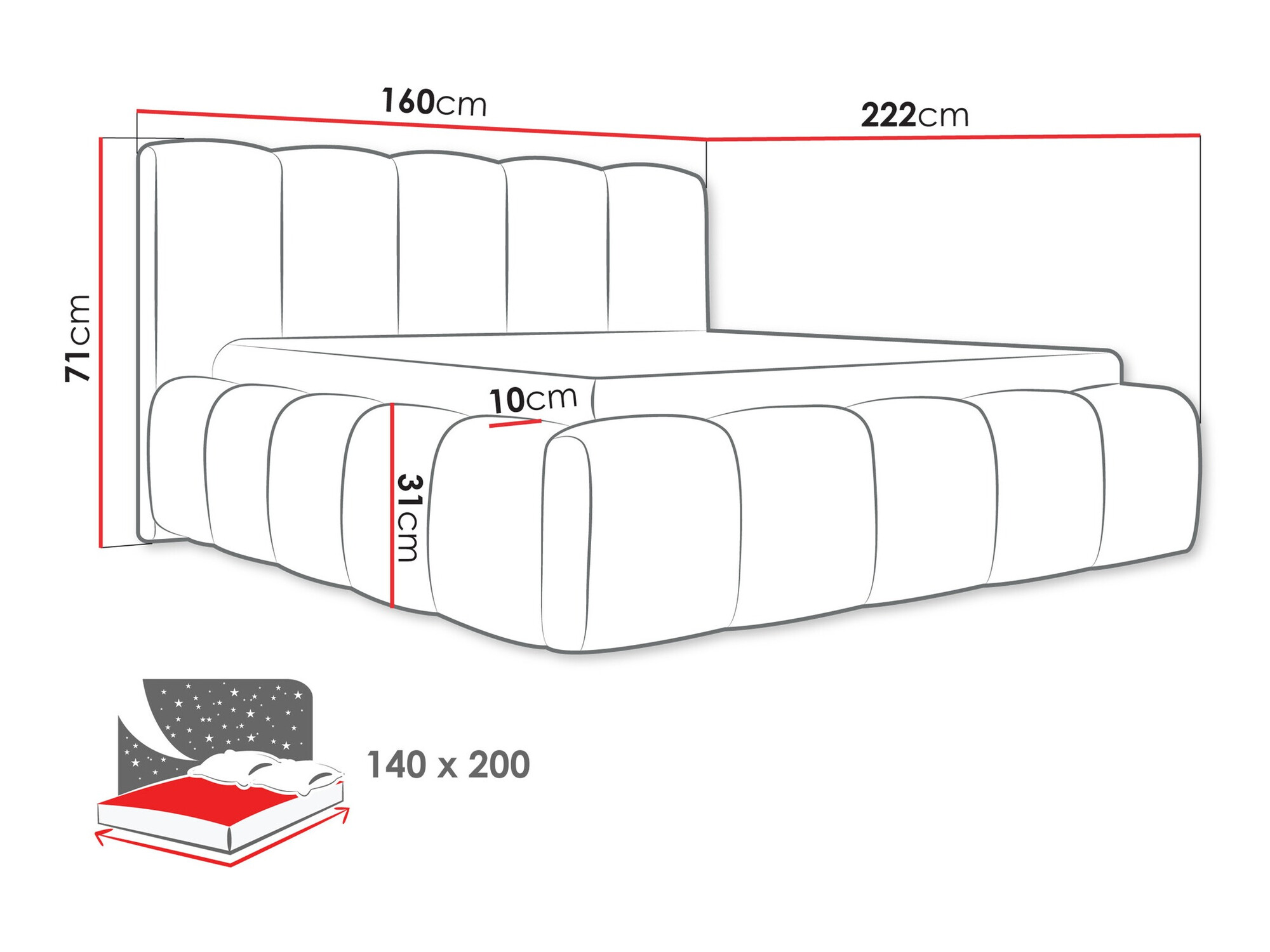 Cama SP6859
