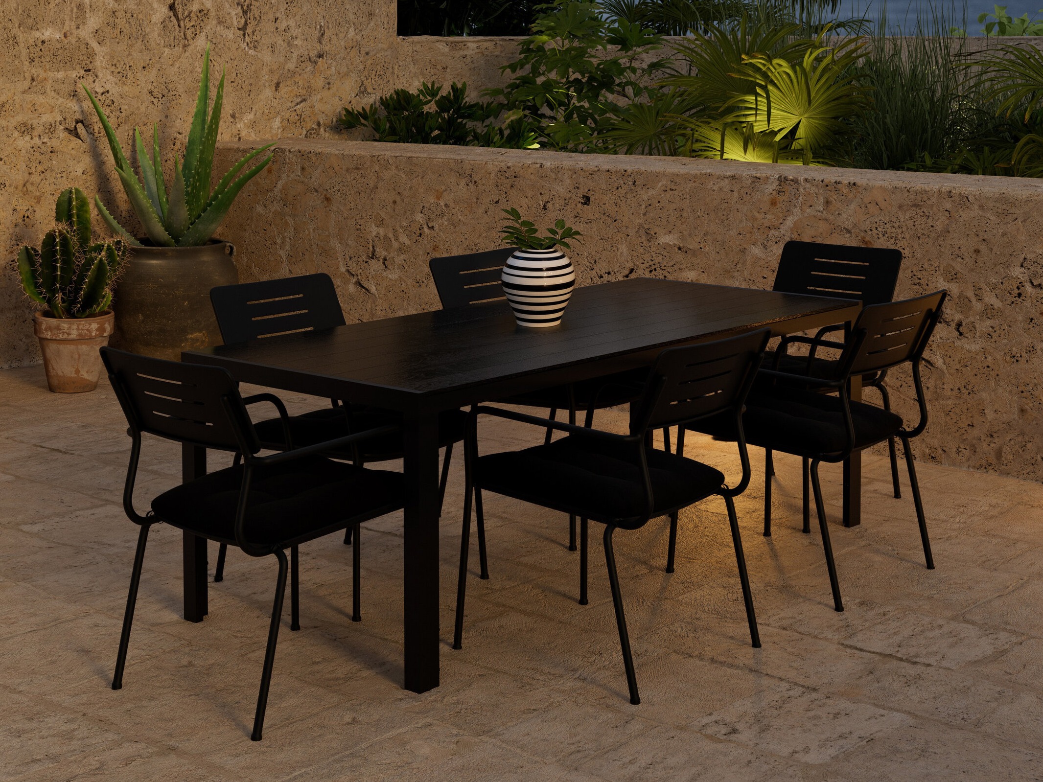 Conjunto de mesa e cadeiras Dallas 5296