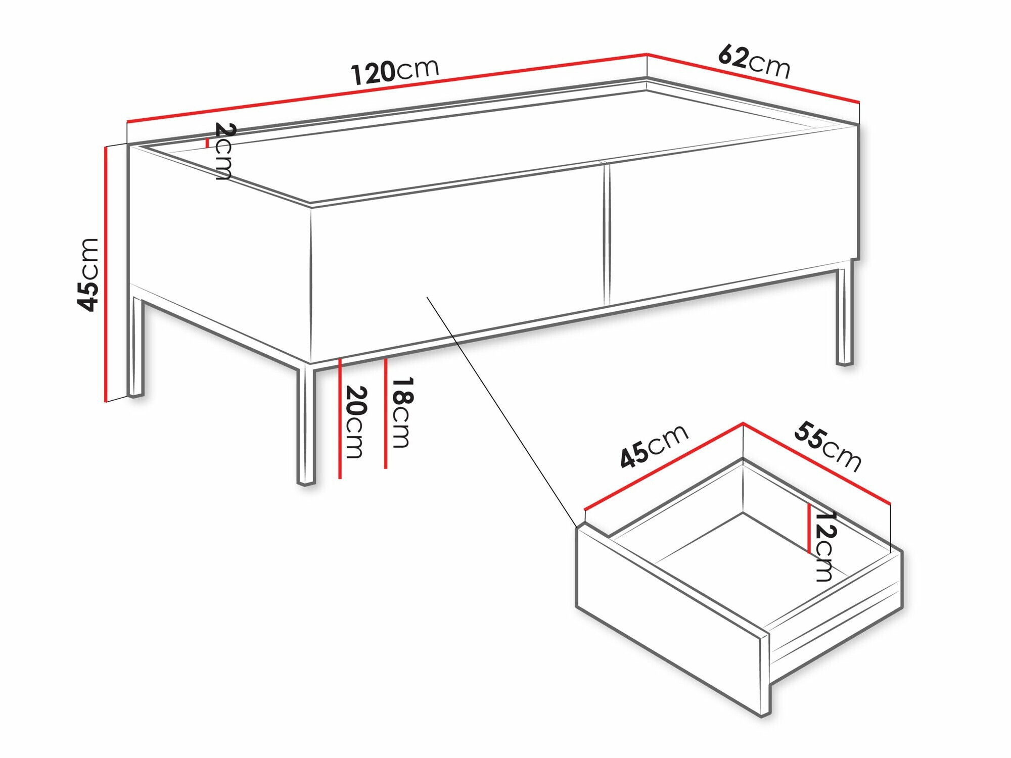 Mesa de centro SP6861