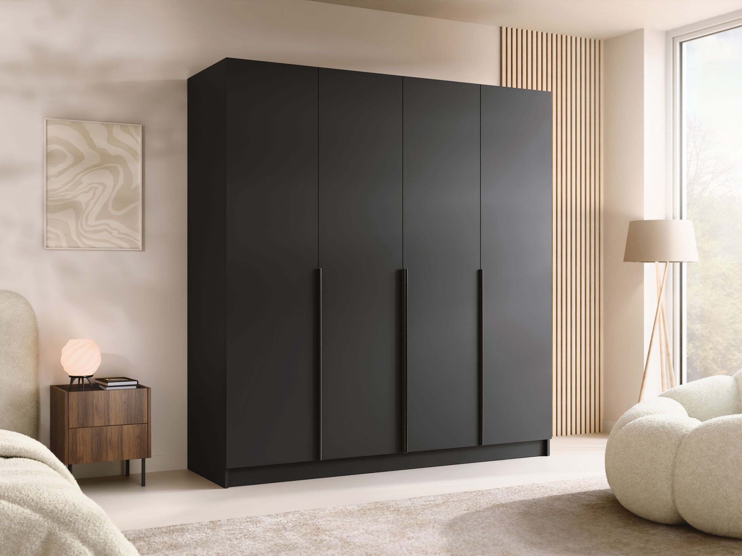 Roupeiro Closico Navor I (Preto)