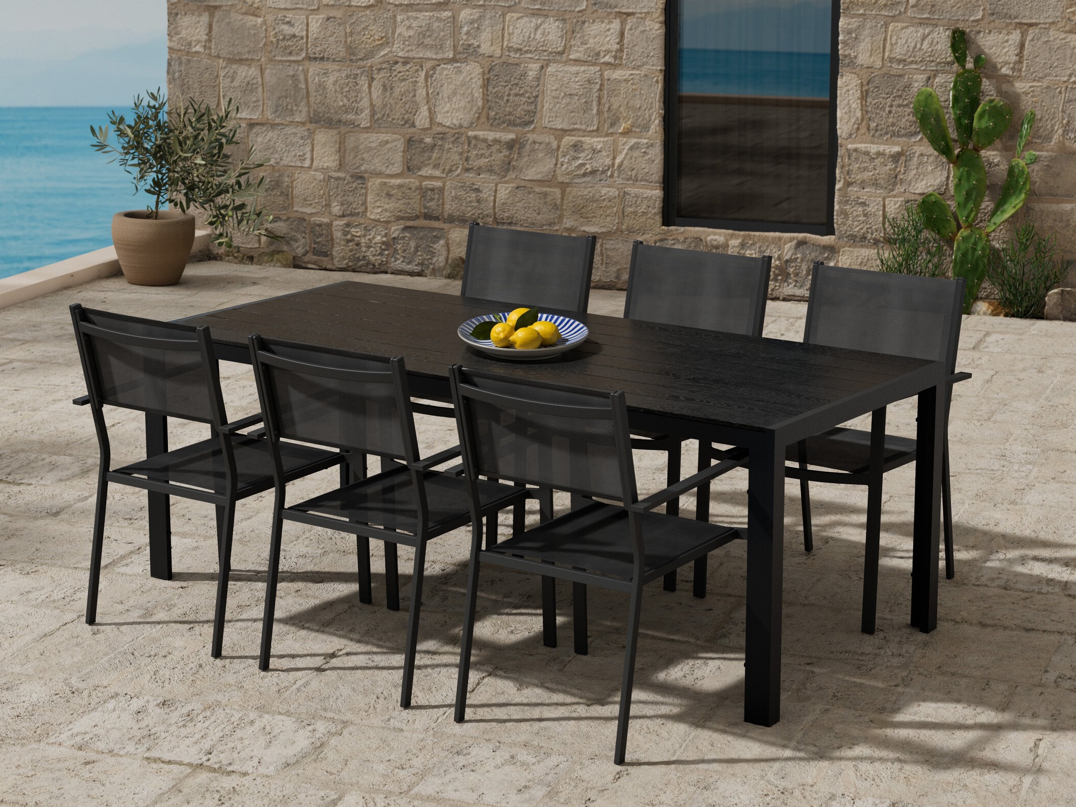 Conjunto de mesa e cadeiras Dallas 5297