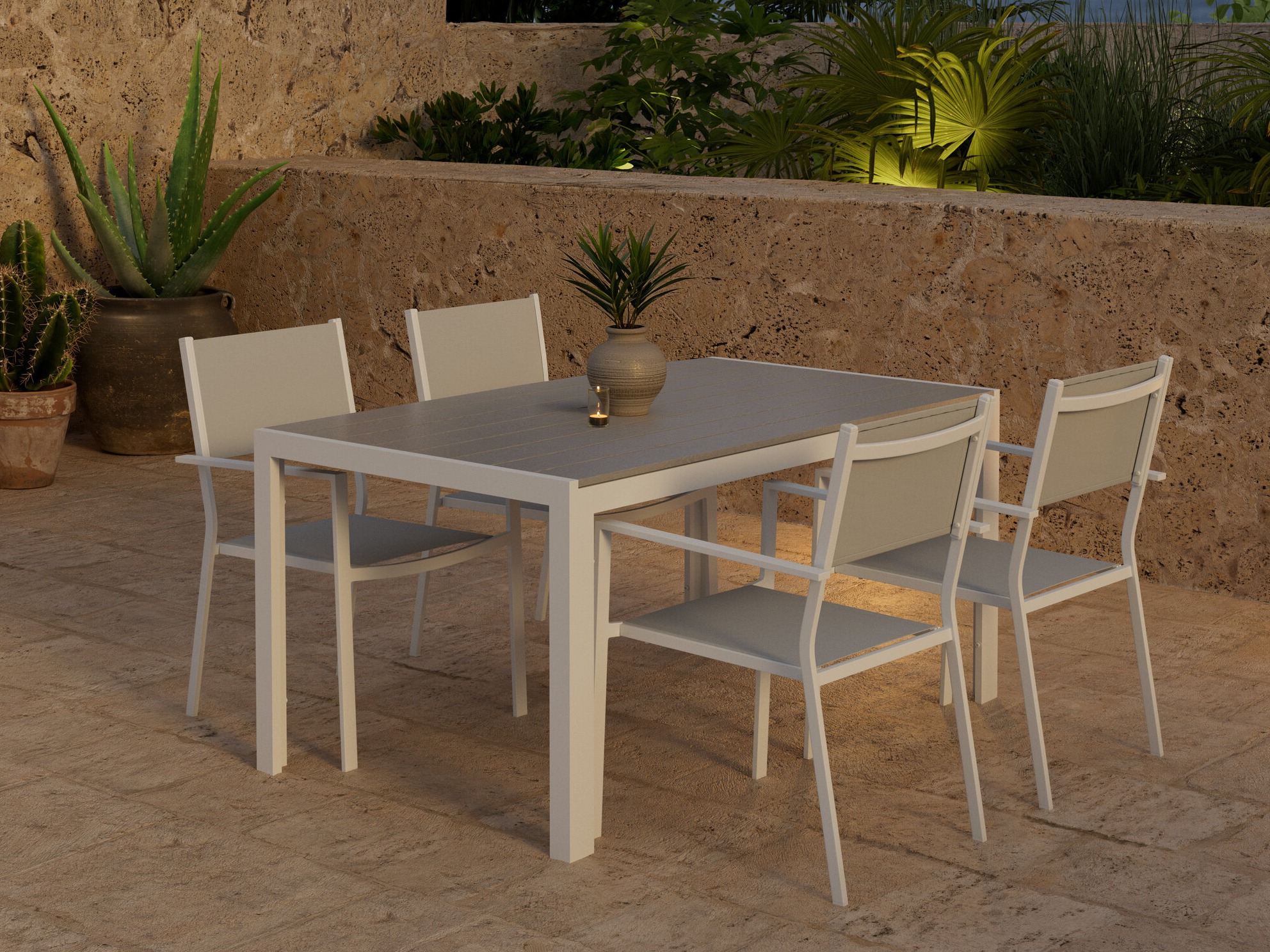 Conjunto de mesa e cadeiras Dallas 5303