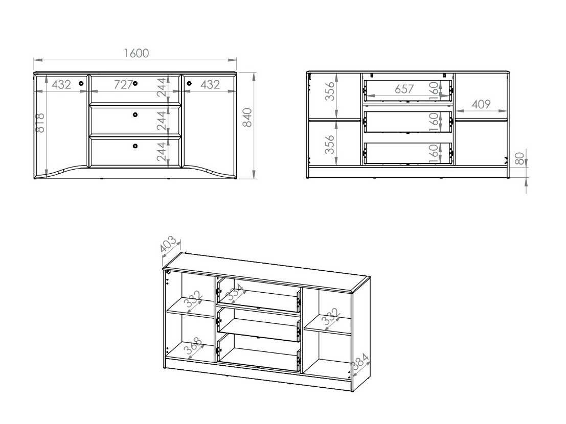 Conjunto para sala de estar Romlevo 109
