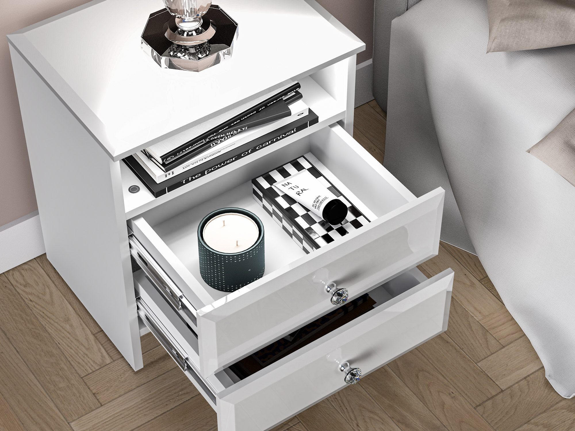 Mesa de cabeceira Romlevo 103