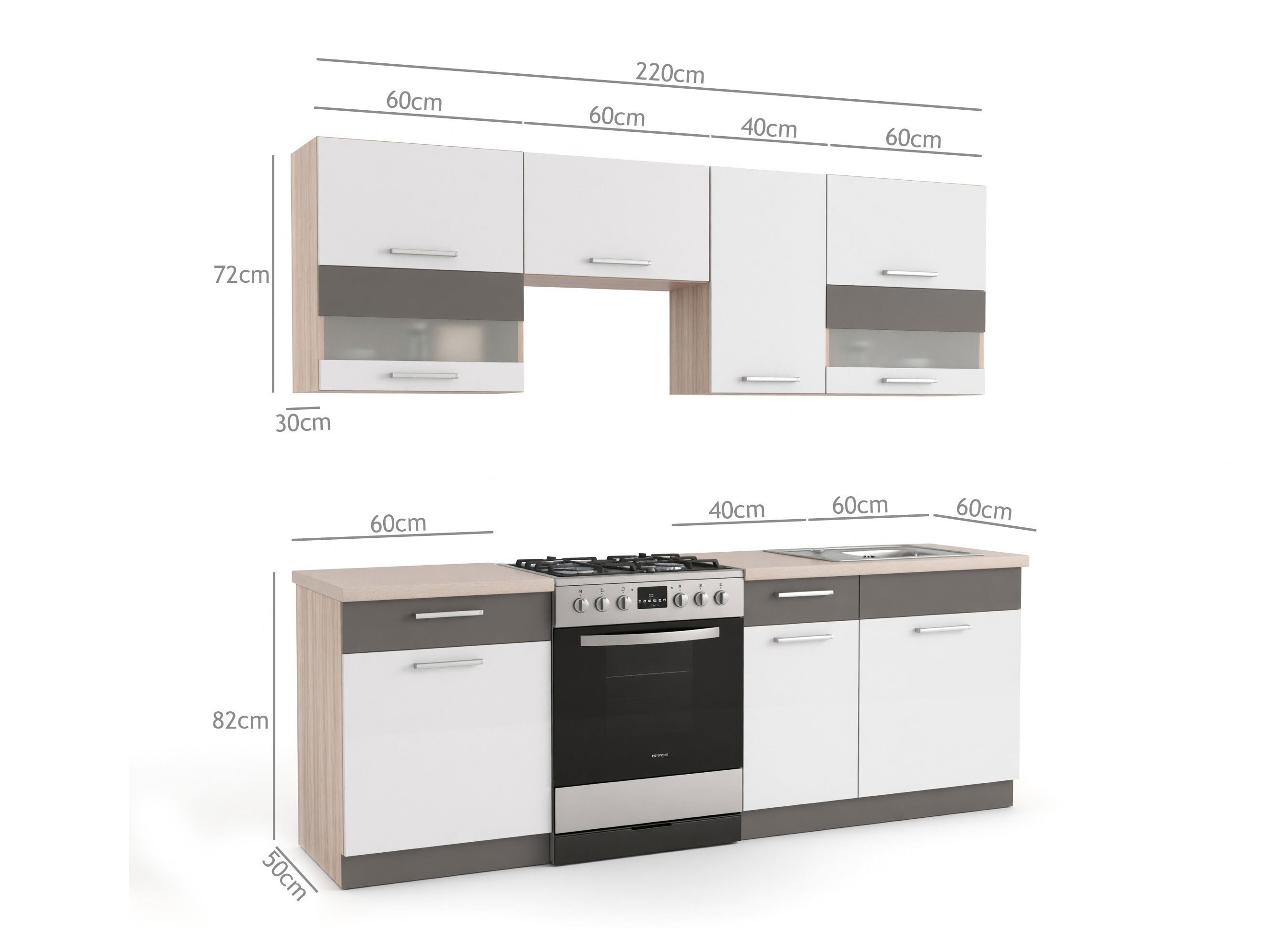Conjunto para cozinha Mode Light 126
