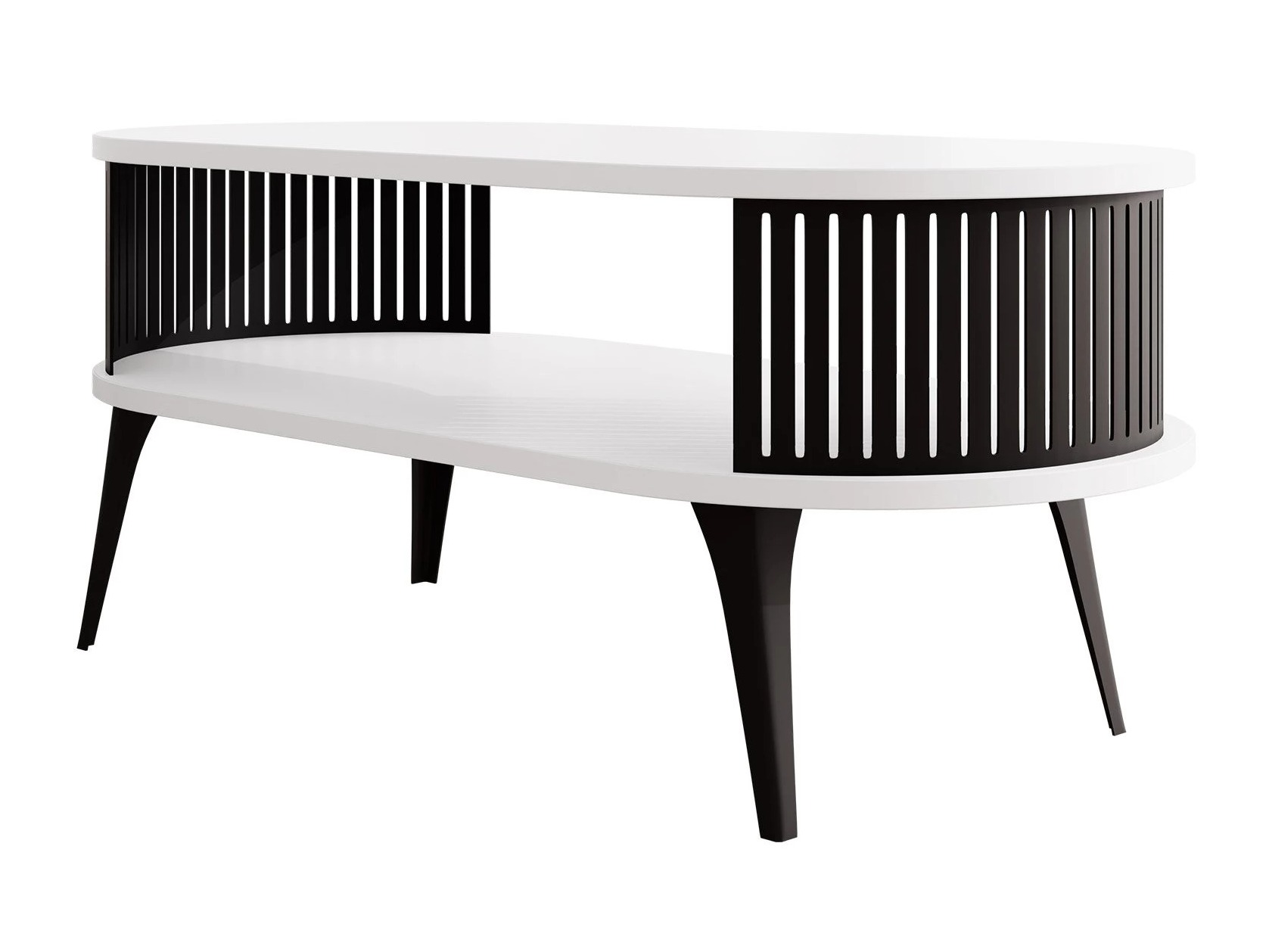 Mesa de centro Vitum III (Preto + Branco)
