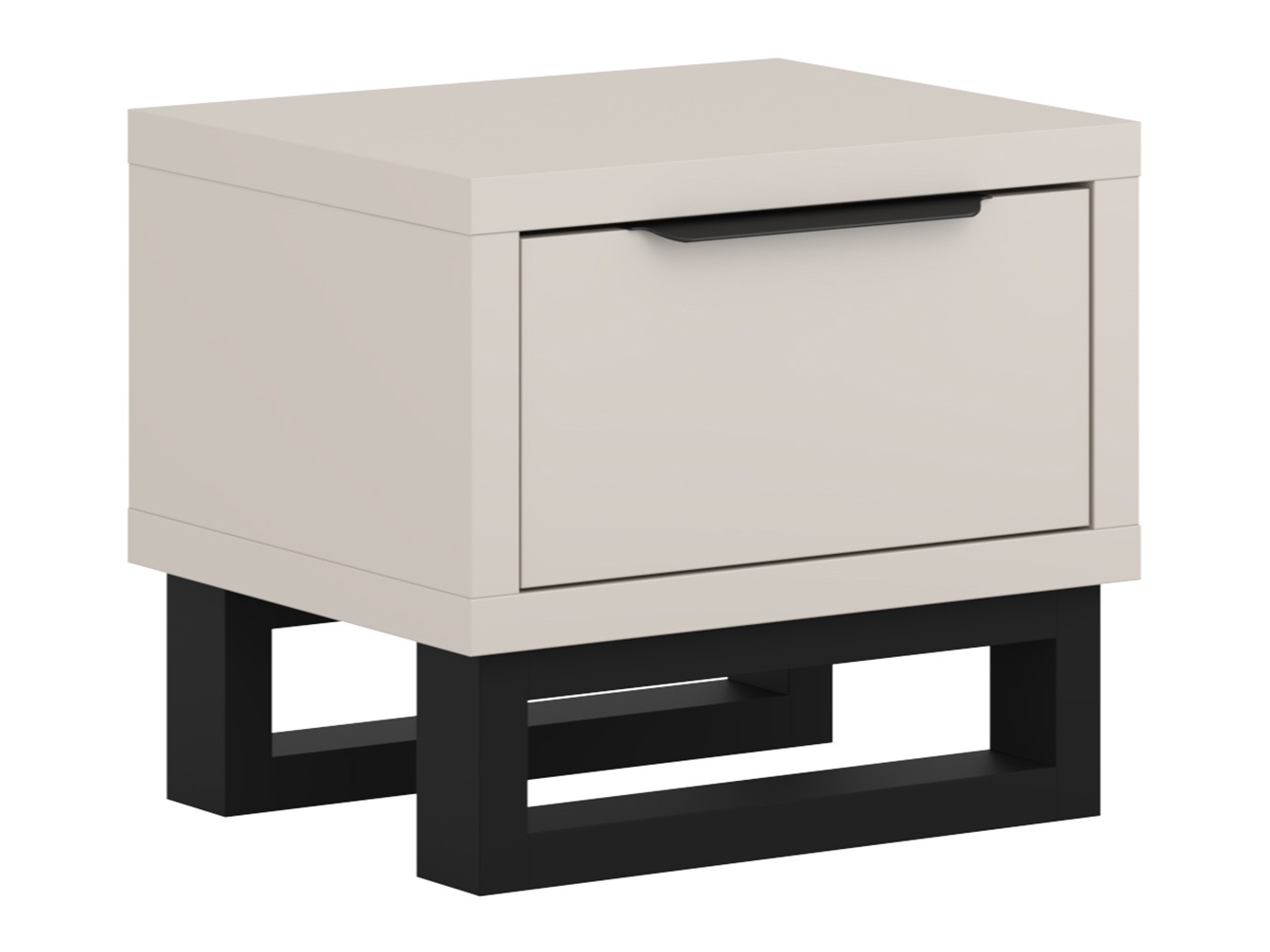 Mesa de cabeceira Avicavu 123 (Caxemira + Preto)