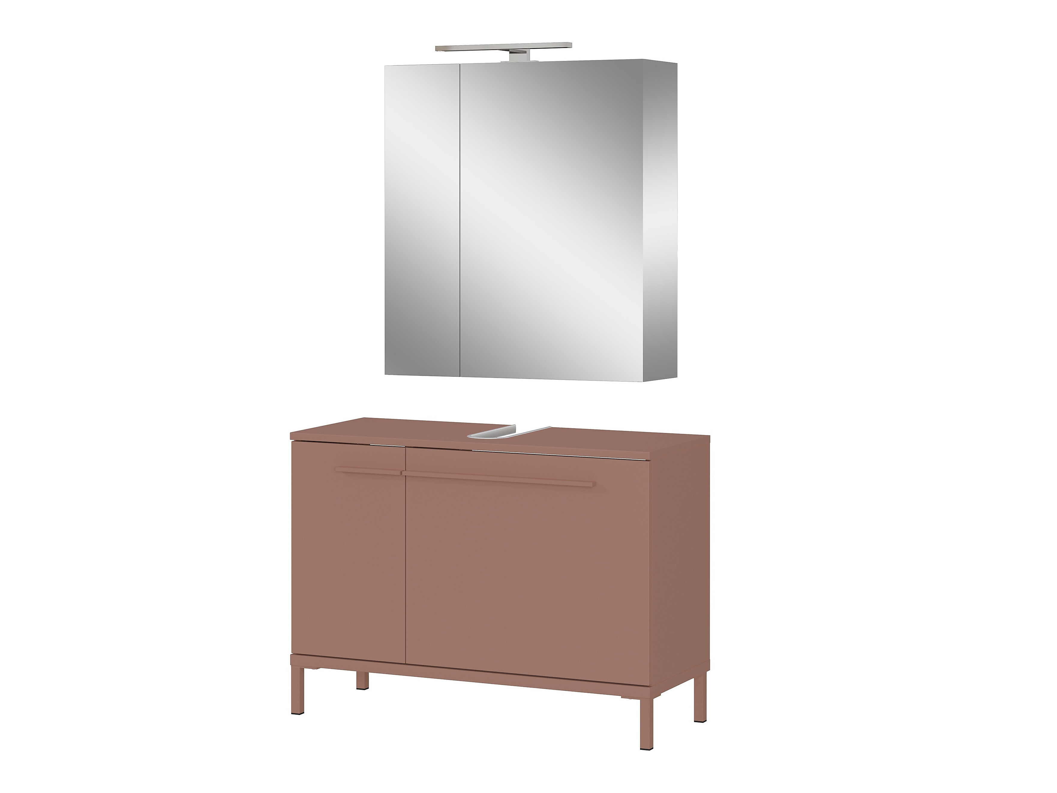 Conjunto para casa de banho Evaenou 105 (Castanho)