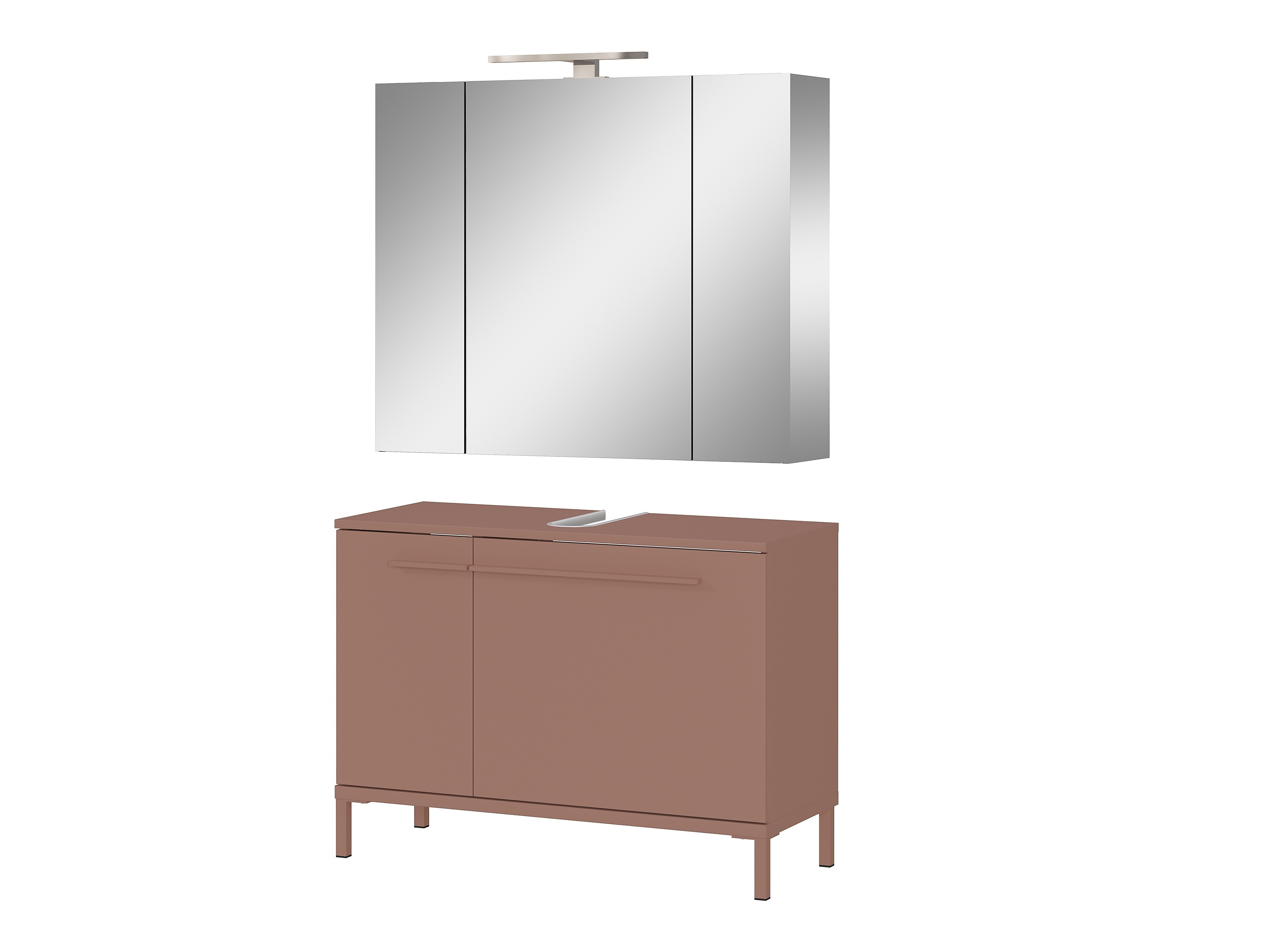 Conjunto para casa de banho Evaenou 106 (Castanho)