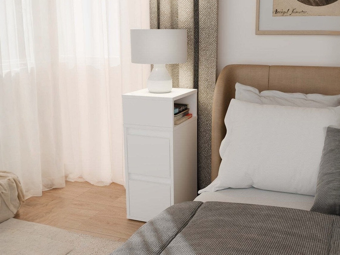 Mesa de cabeceira Mandeville 373 (Branco)