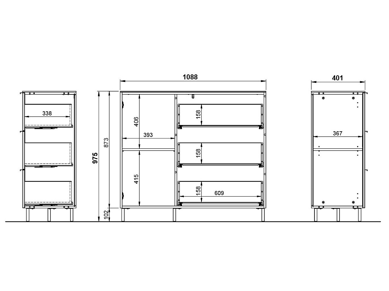 Cómoda Sacramento 534 (Caxemira)