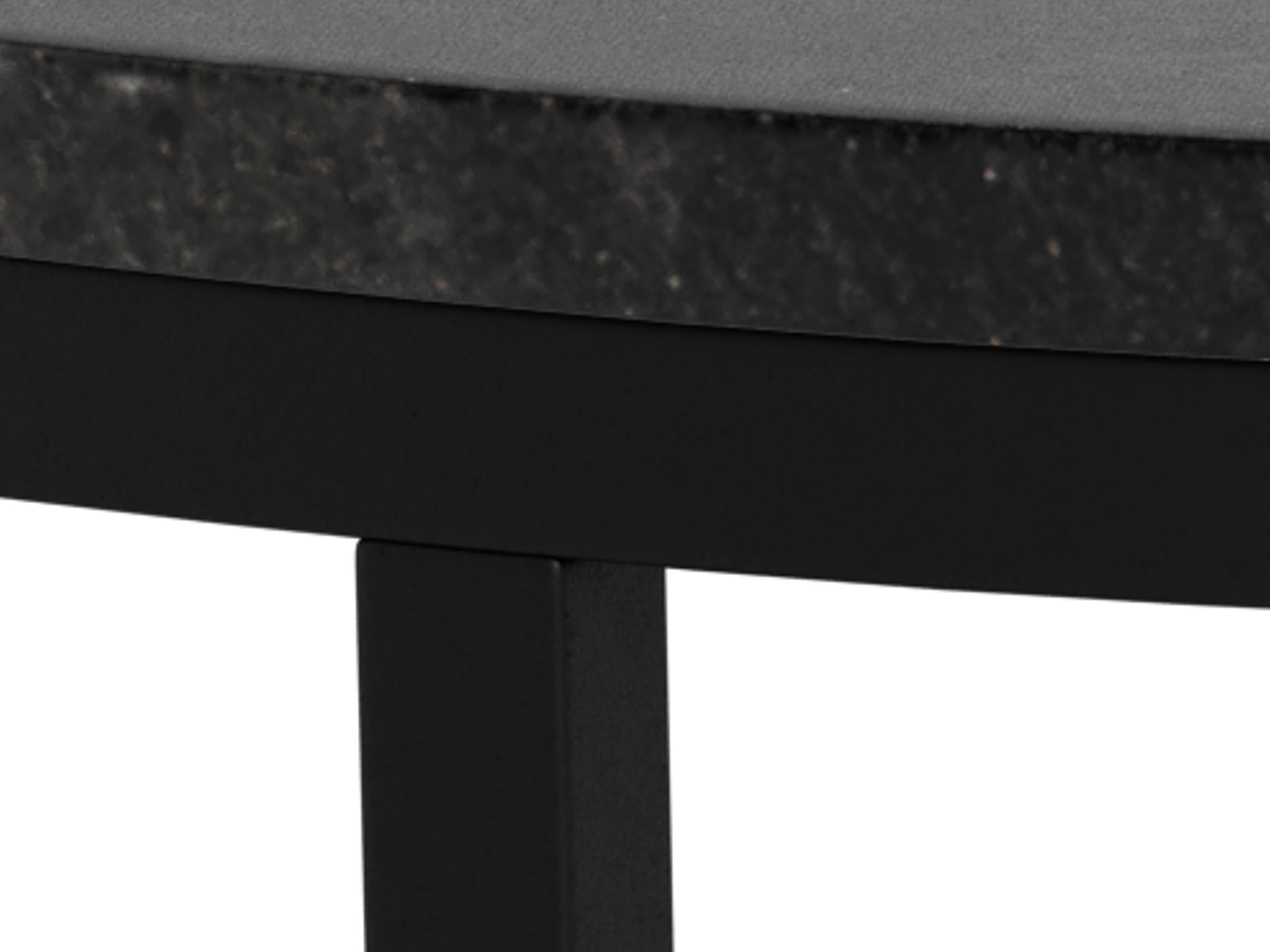 Mesa de centro Norsica 692 (Preto + Mármore preto)