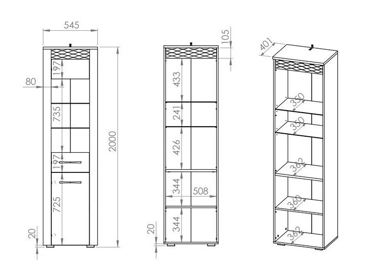 Estante Flonole 102