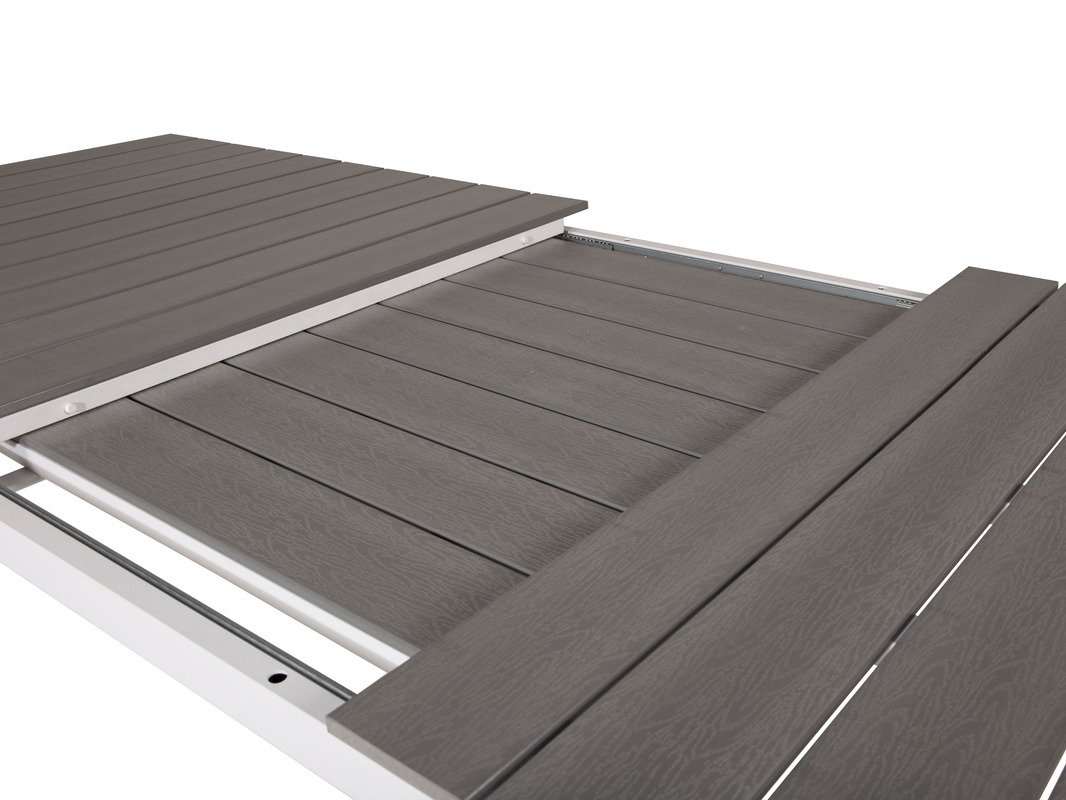 Mesa para o exterior Dallas 668 (Cinzento + Branco)