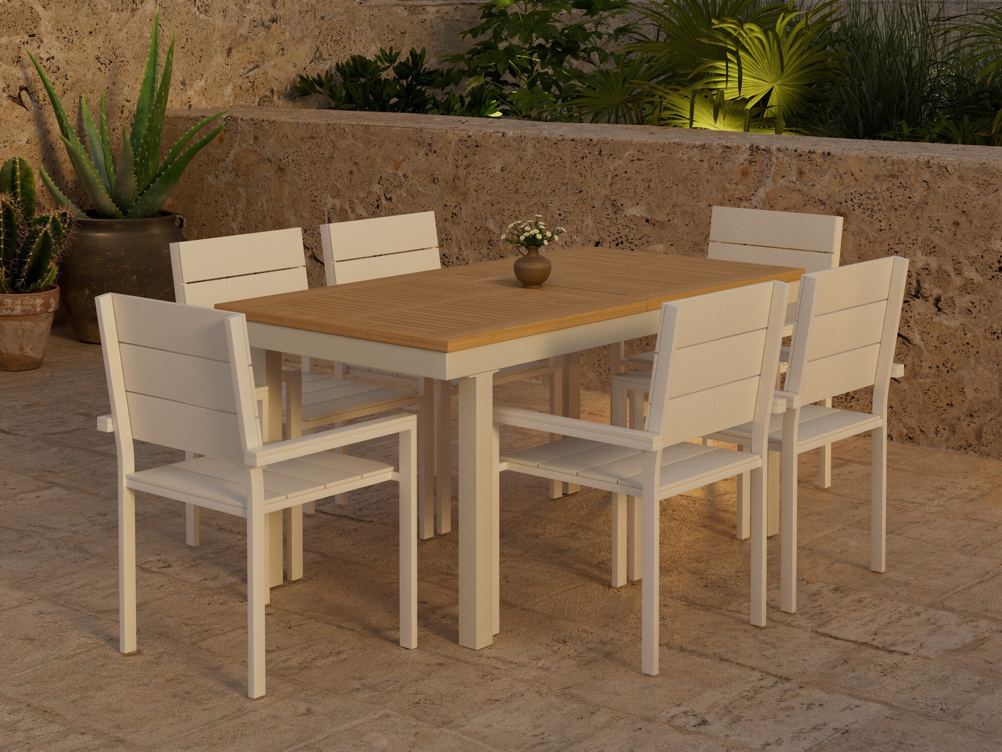 Conjunto de mesa e cadeiras Dallas 5309