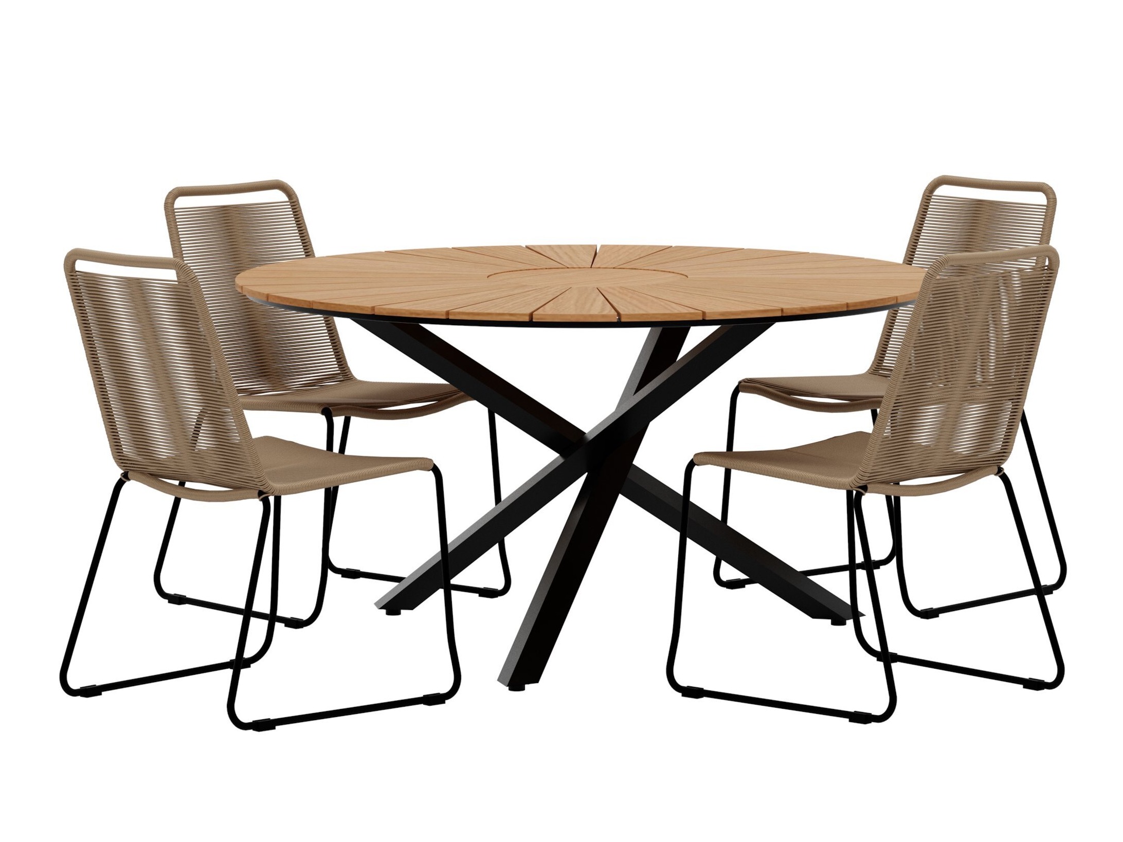 Conjunto de mesa e cadeiras Dallas 5313