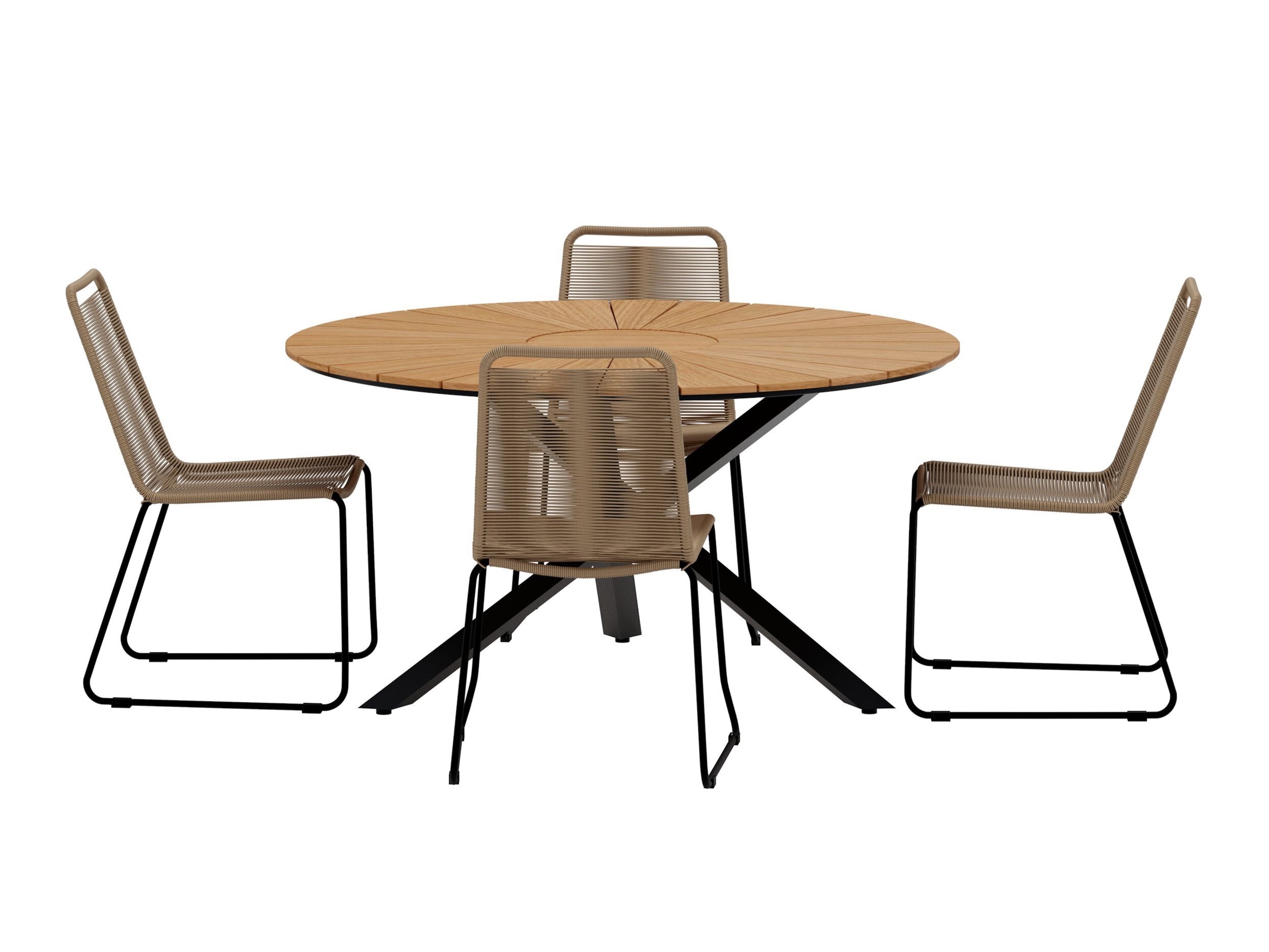 Conjunto de mesa e cadeiras Dallas 5313