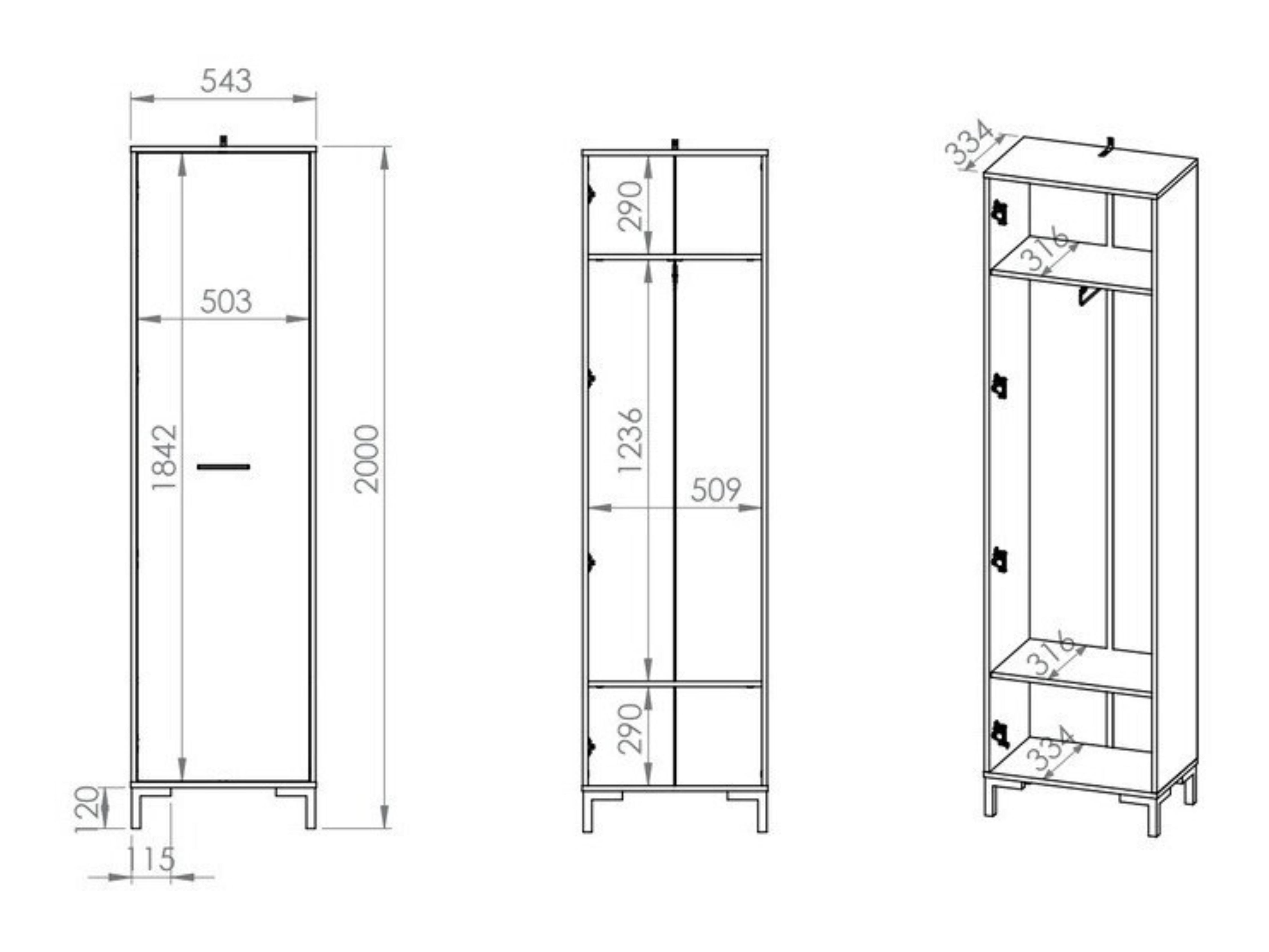 Conjunto para corredor Larnolo 131