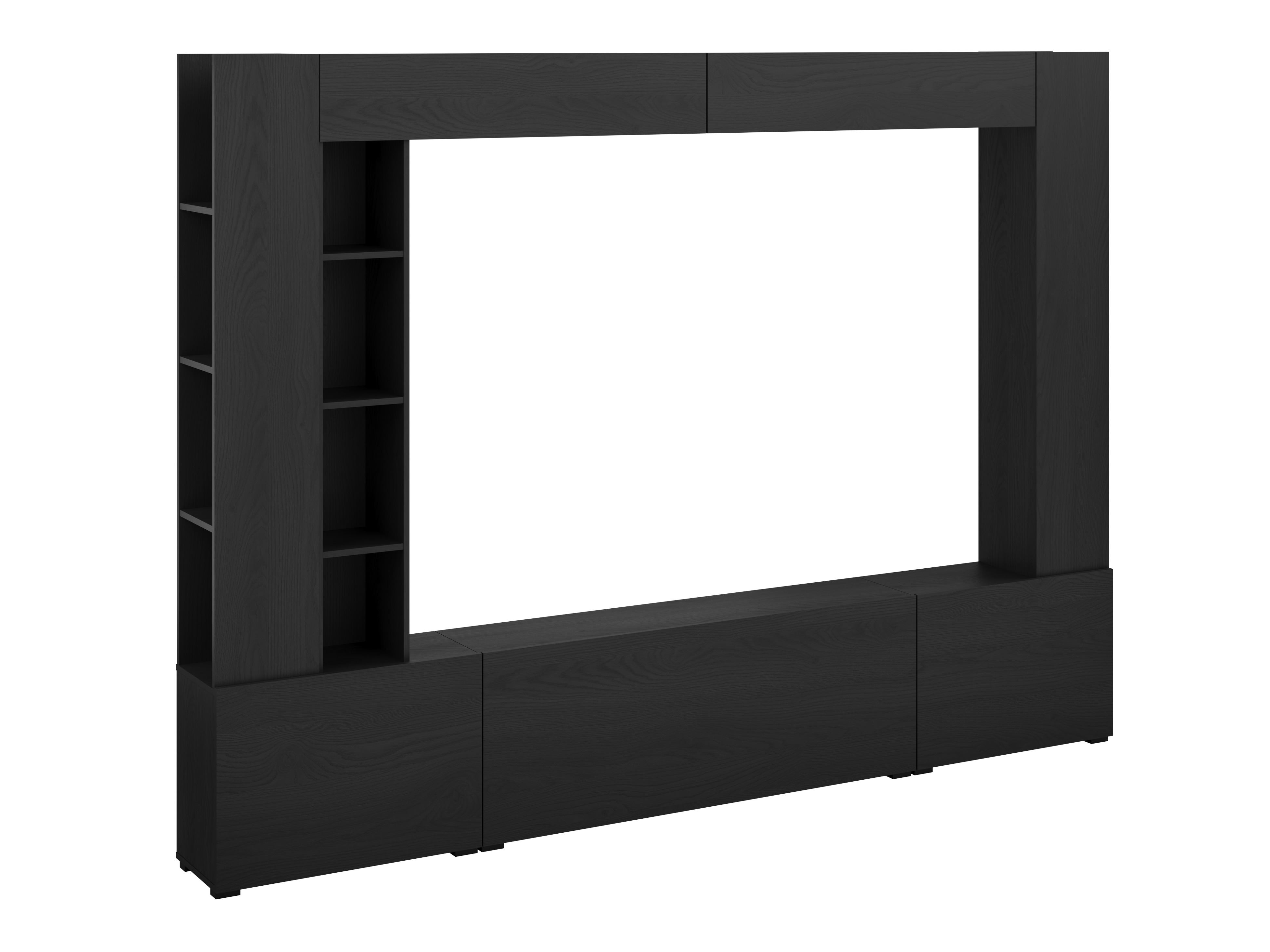 Conjunto para sala de estar Austin 392 (Preto)