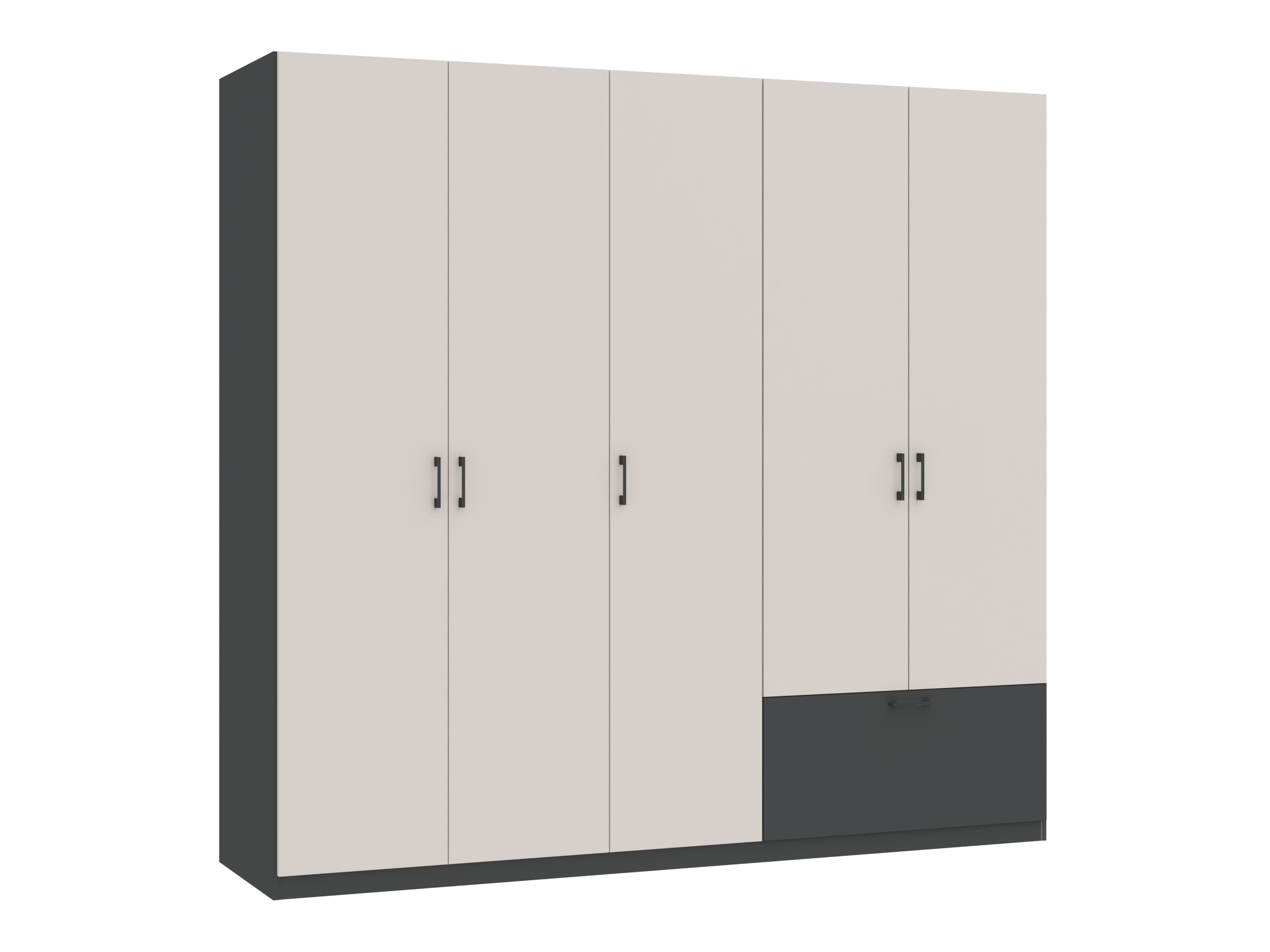 Roupeiro Bristol 249 (Antracite + Caxemira)