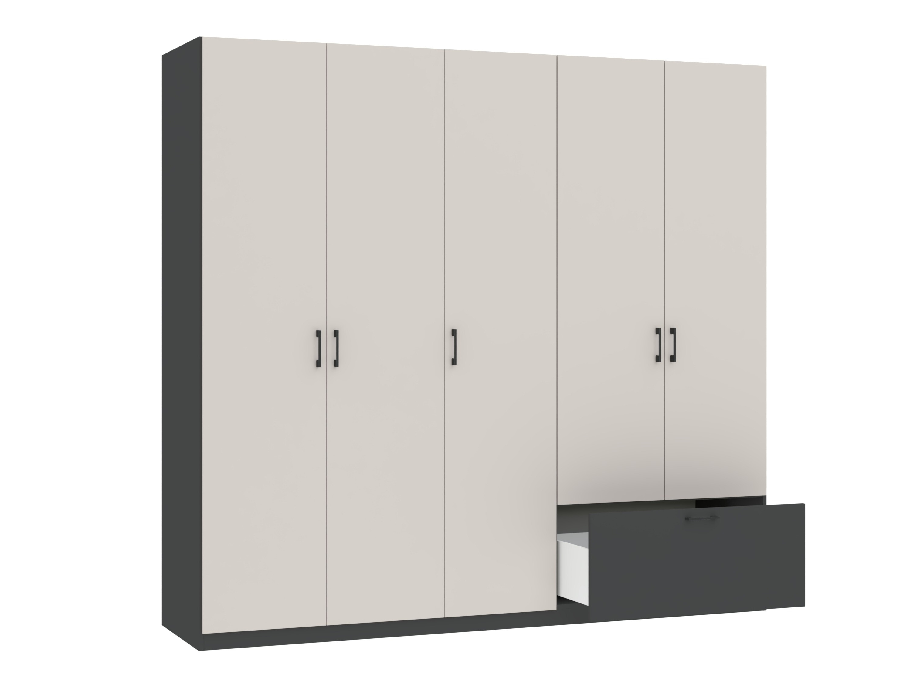 Roupeiro Bristol 249 (Antracite + Caxemira)