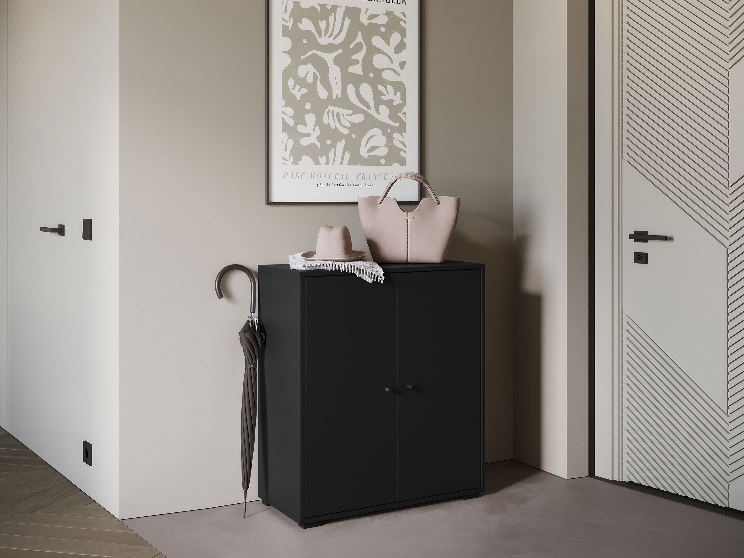 Aparador Sarasota 195 (Preto)