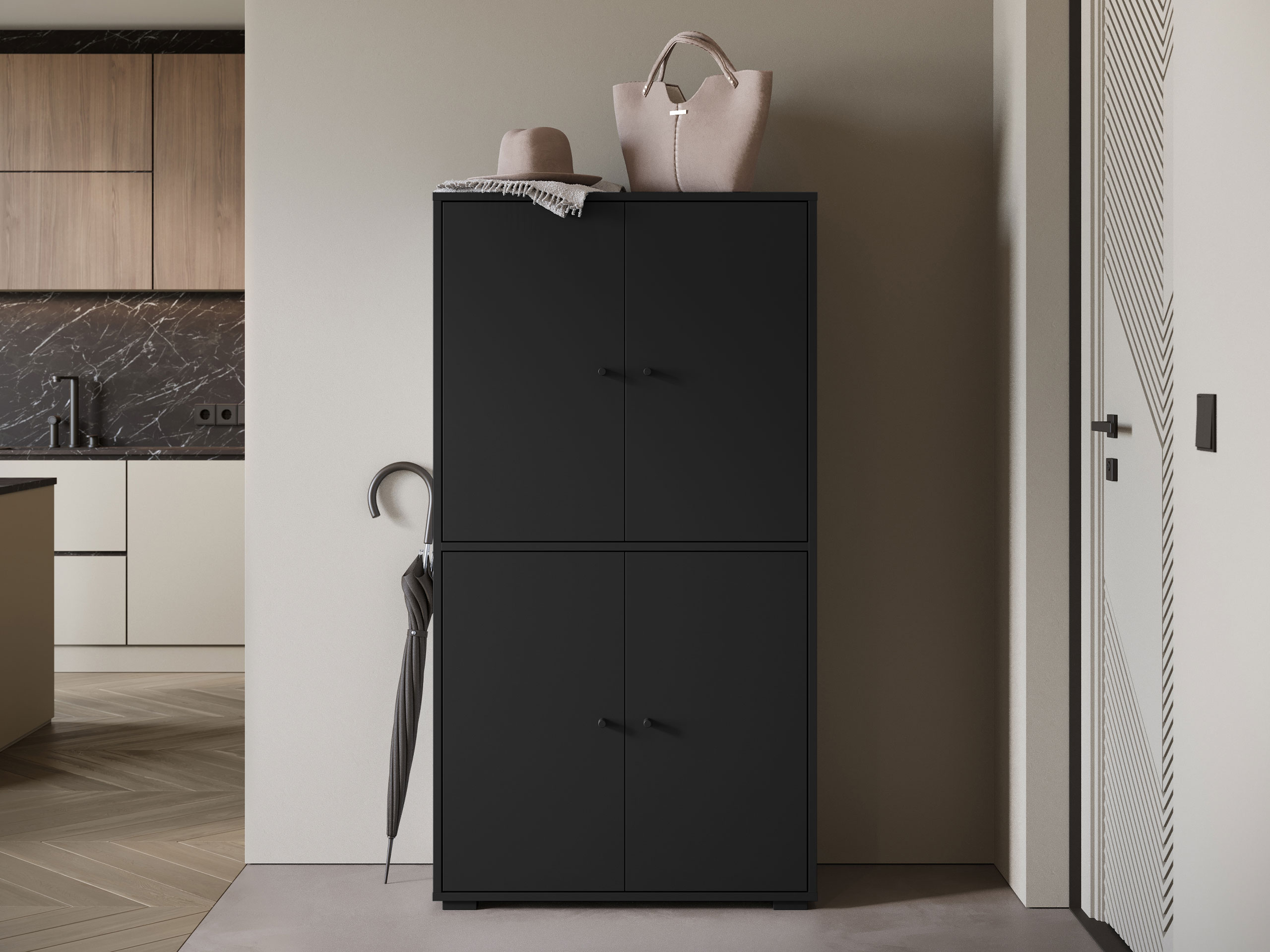 Aparador Sarasota 196 (Preto)
