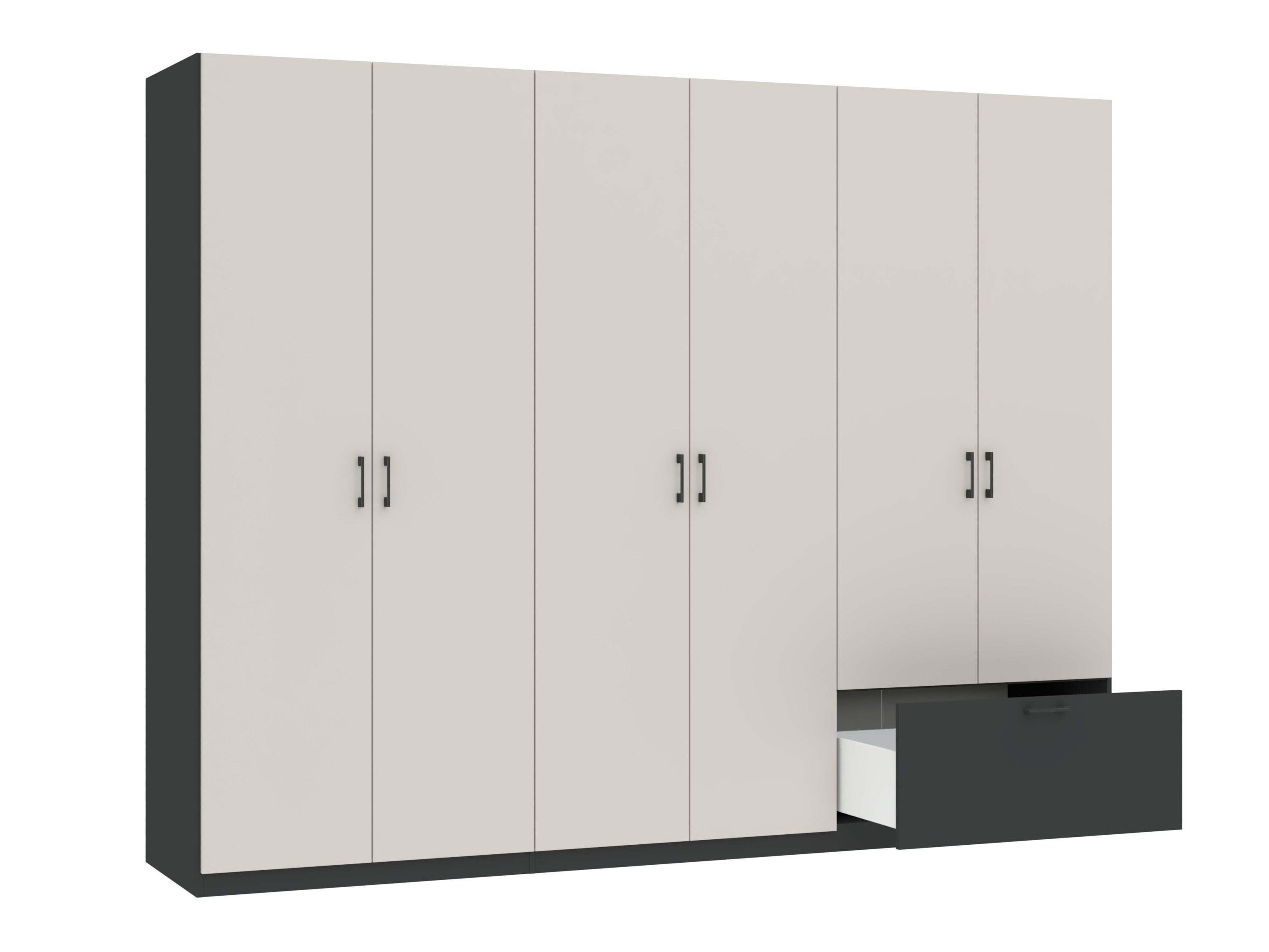 Roupeiro Bristol 250 (Antracite + Caxemira)