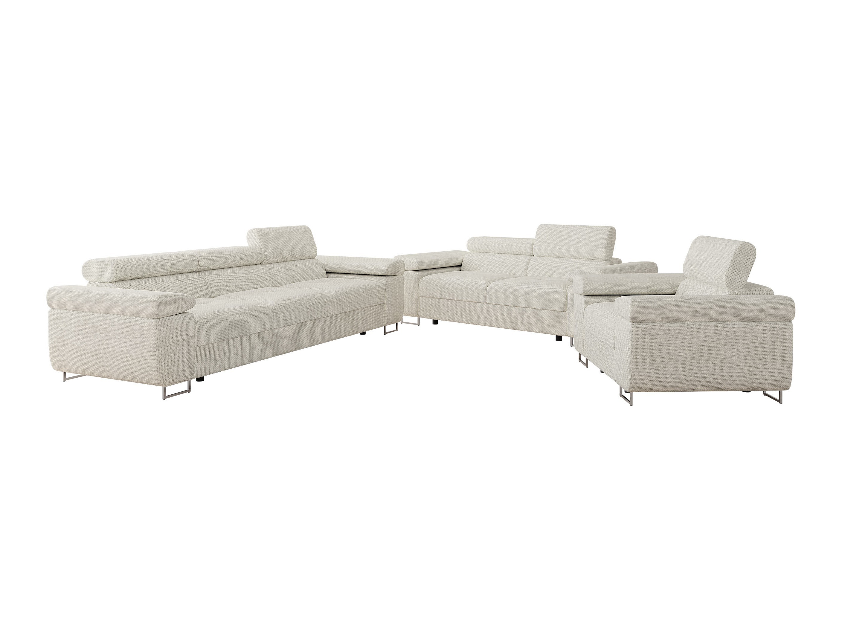 Conjunto de mobiliário com estofo Comfivo Vinetum (Flow 06)