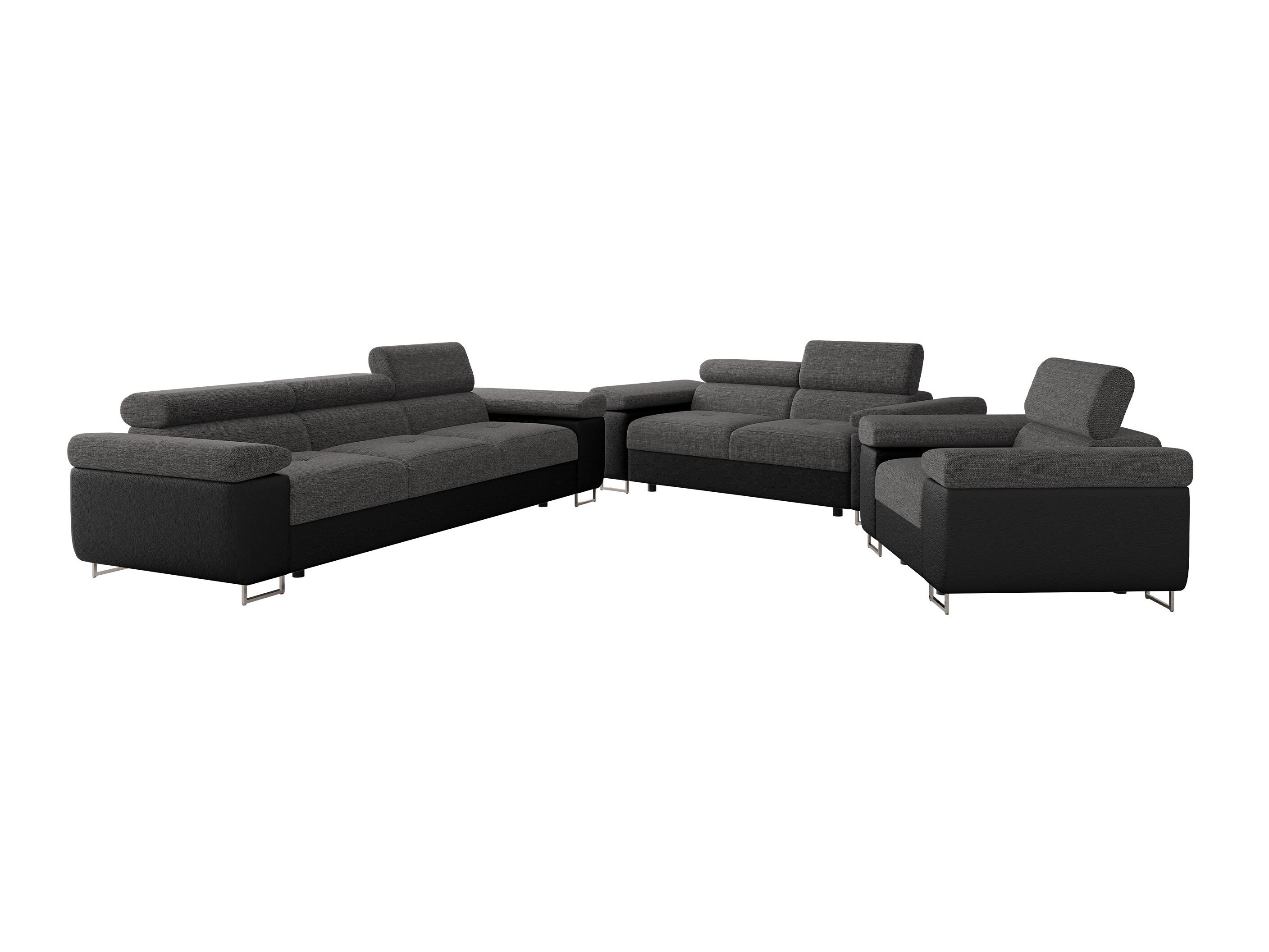 Conjunto de mobiliário com estofo Comfivo Vinetum (Soft 011 + Lux 06)