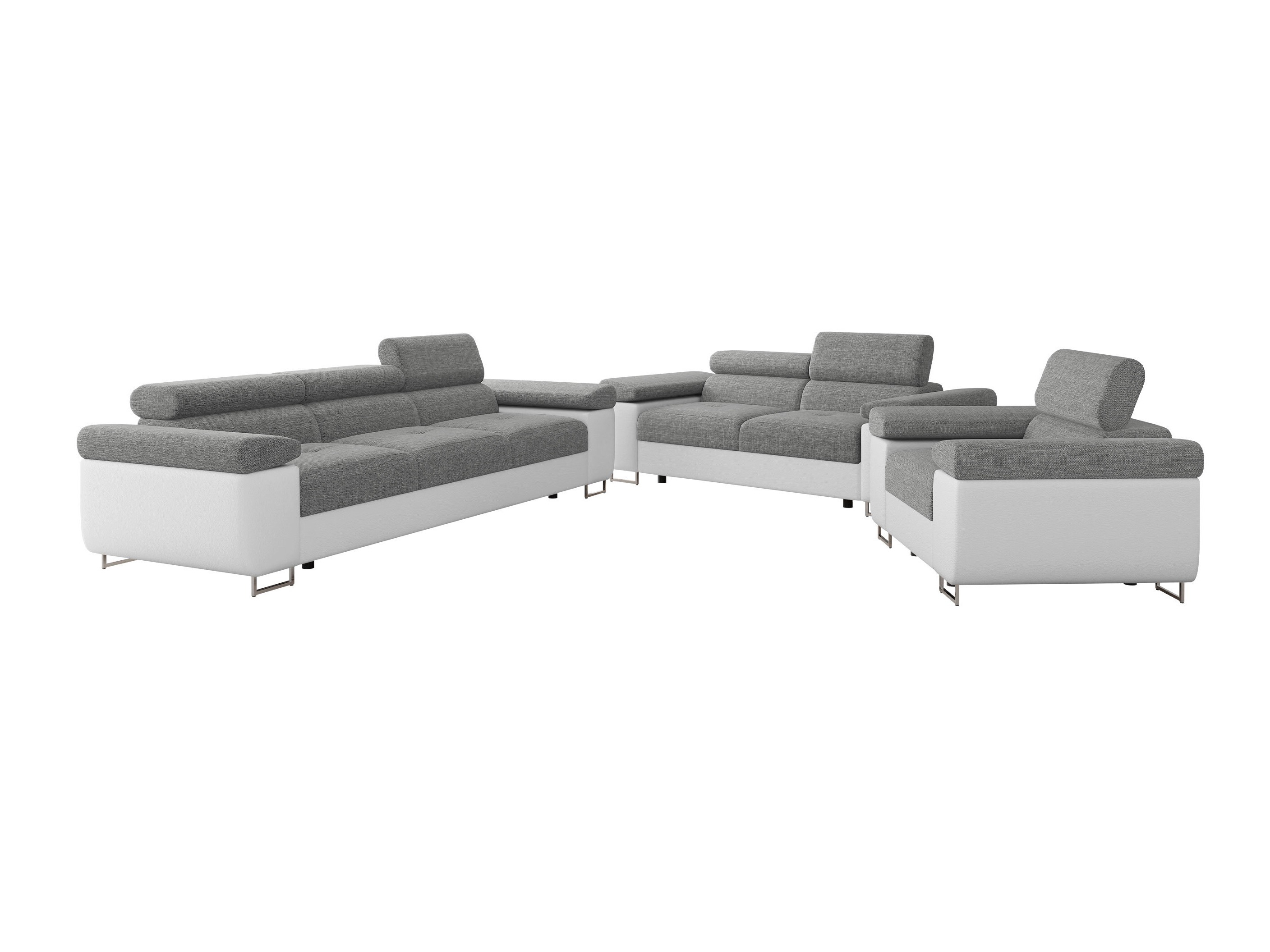 Conjunto de mobiliário com estofo Comfivo Vinetum (Soft 017 + Lux 05)