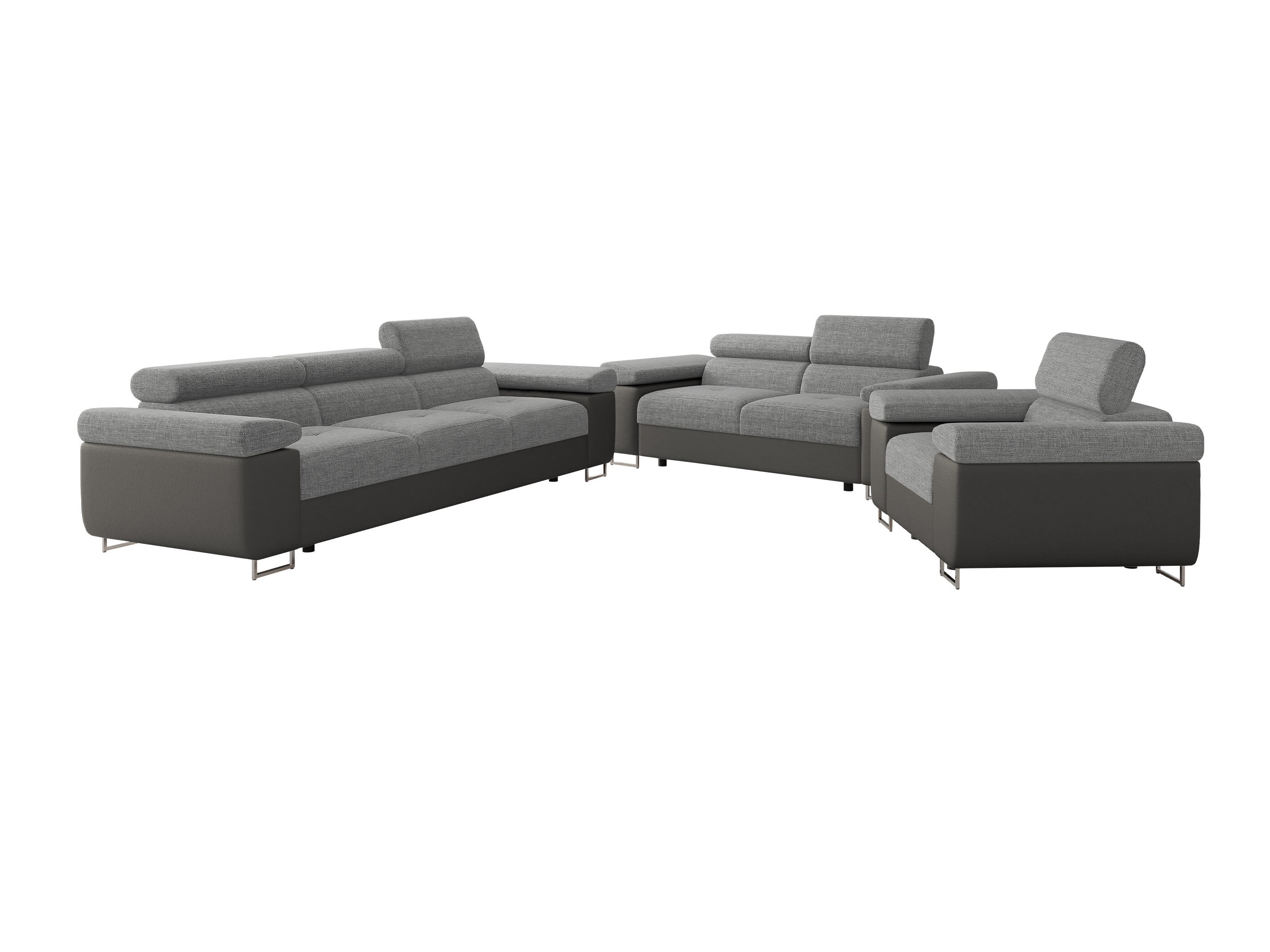 Conjunto de mobiliário com estofo Comfivo Vinetum (Soft 029 + Lux 05)