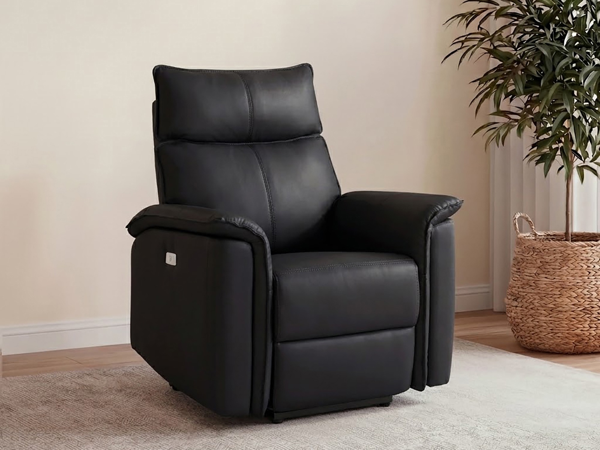 Poltrona reclinável Denton 676 (Preto)