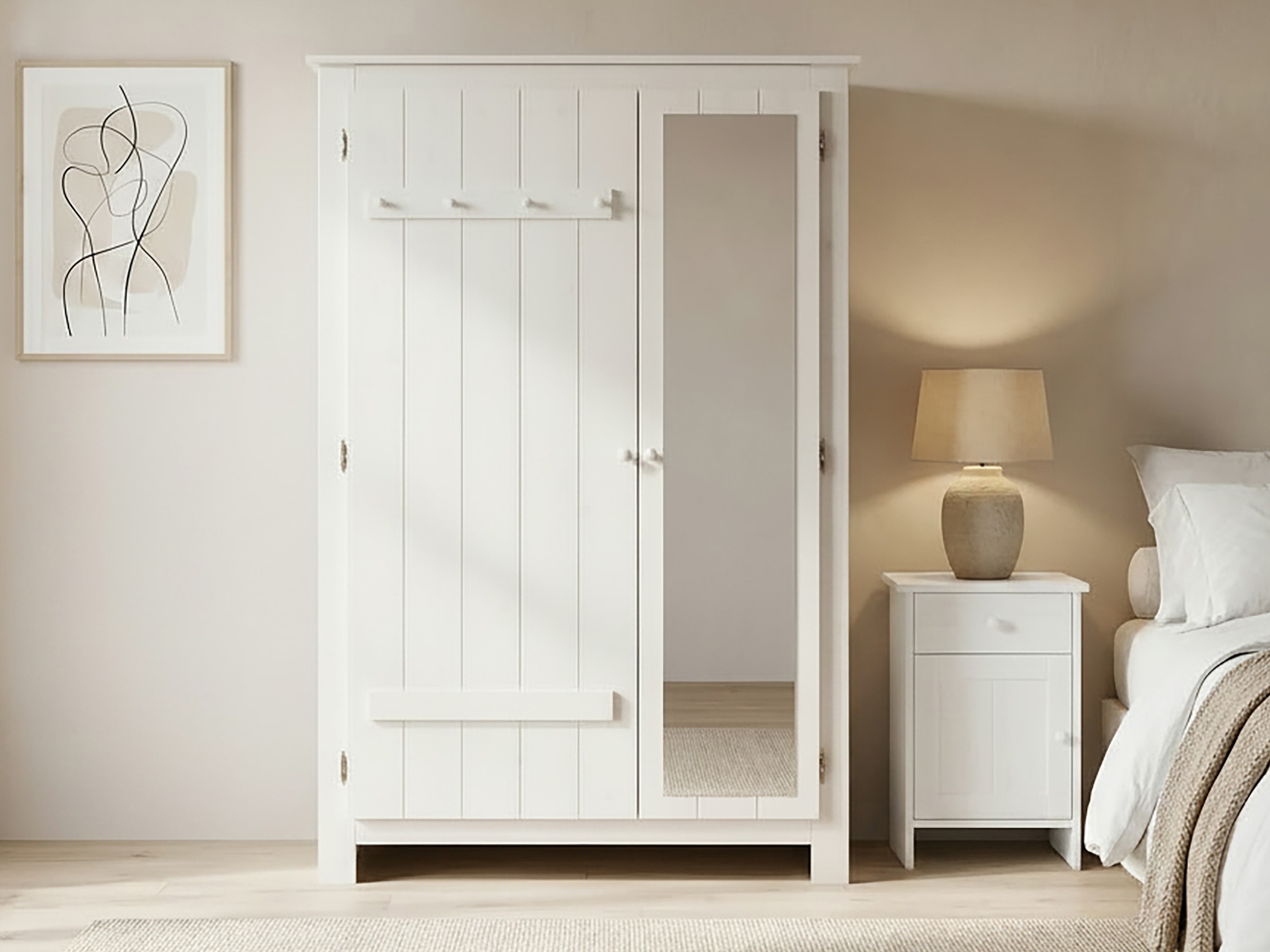 Roupeiro Denton 1276 (Branco)
