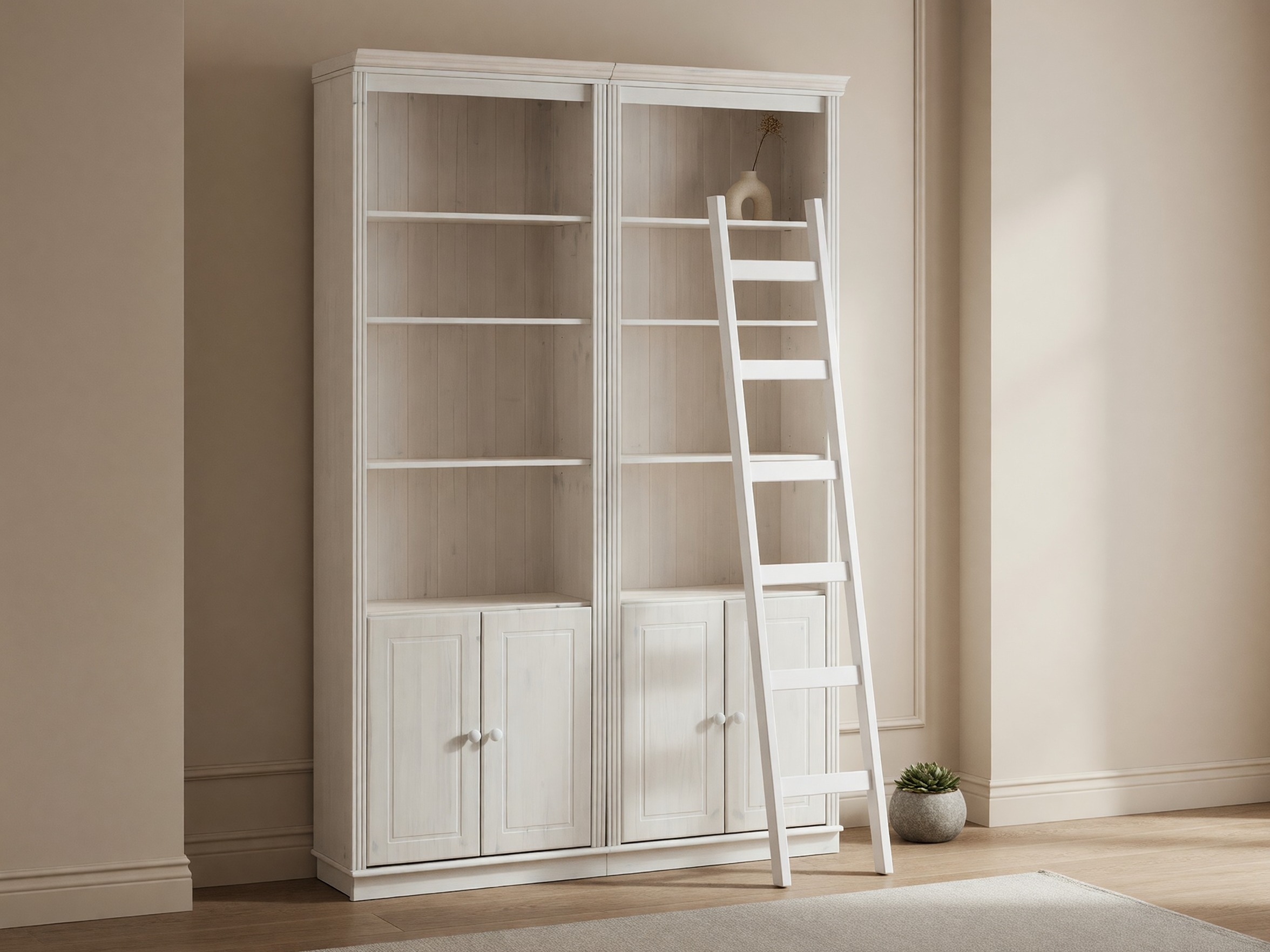 Conjunto de estante Saltoro 118 (Branco)
