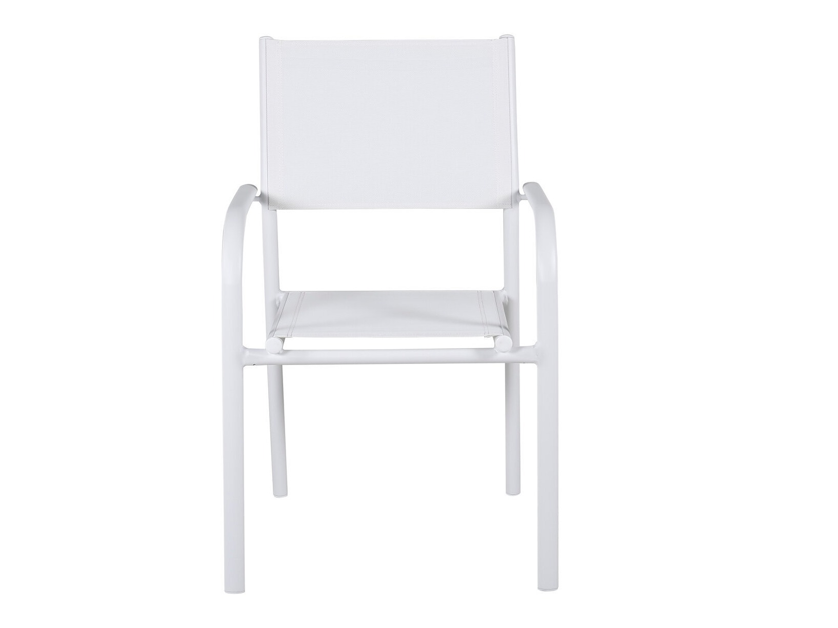 Conjunto de mesa e cadeiras Dallas 5318 (Branco + Teca)