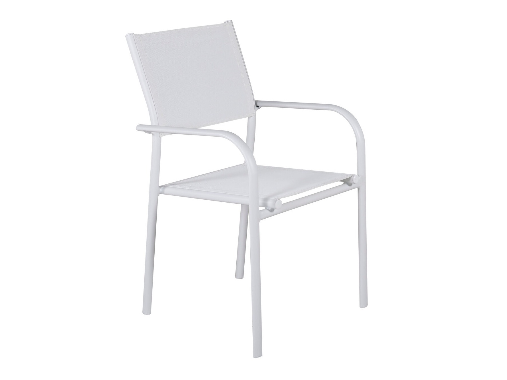 Conjunto de mesa e cadeiras Dallas 5318 (Branco + Teca)
