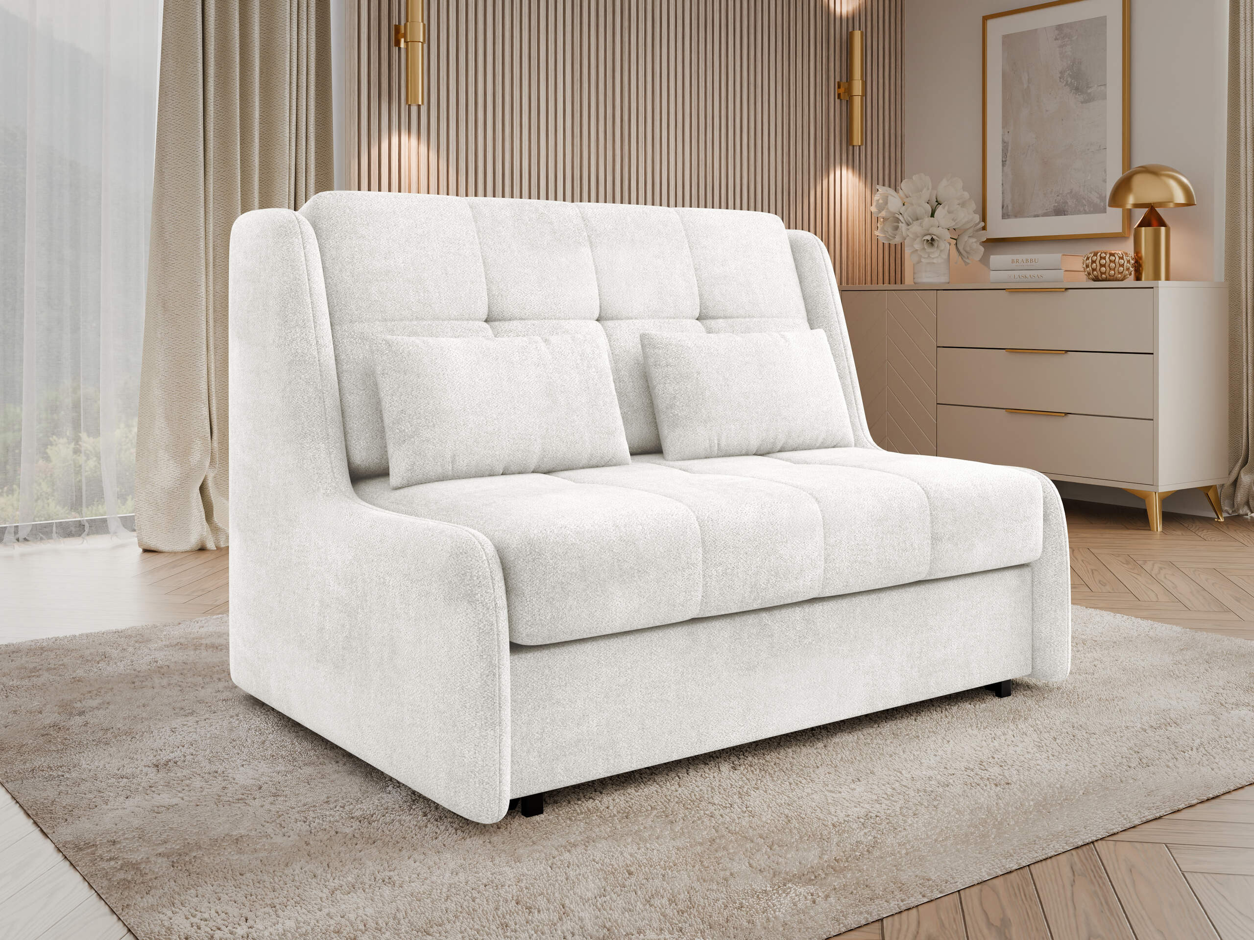 Sofá-cama Columbus 255 (Sereno 681)