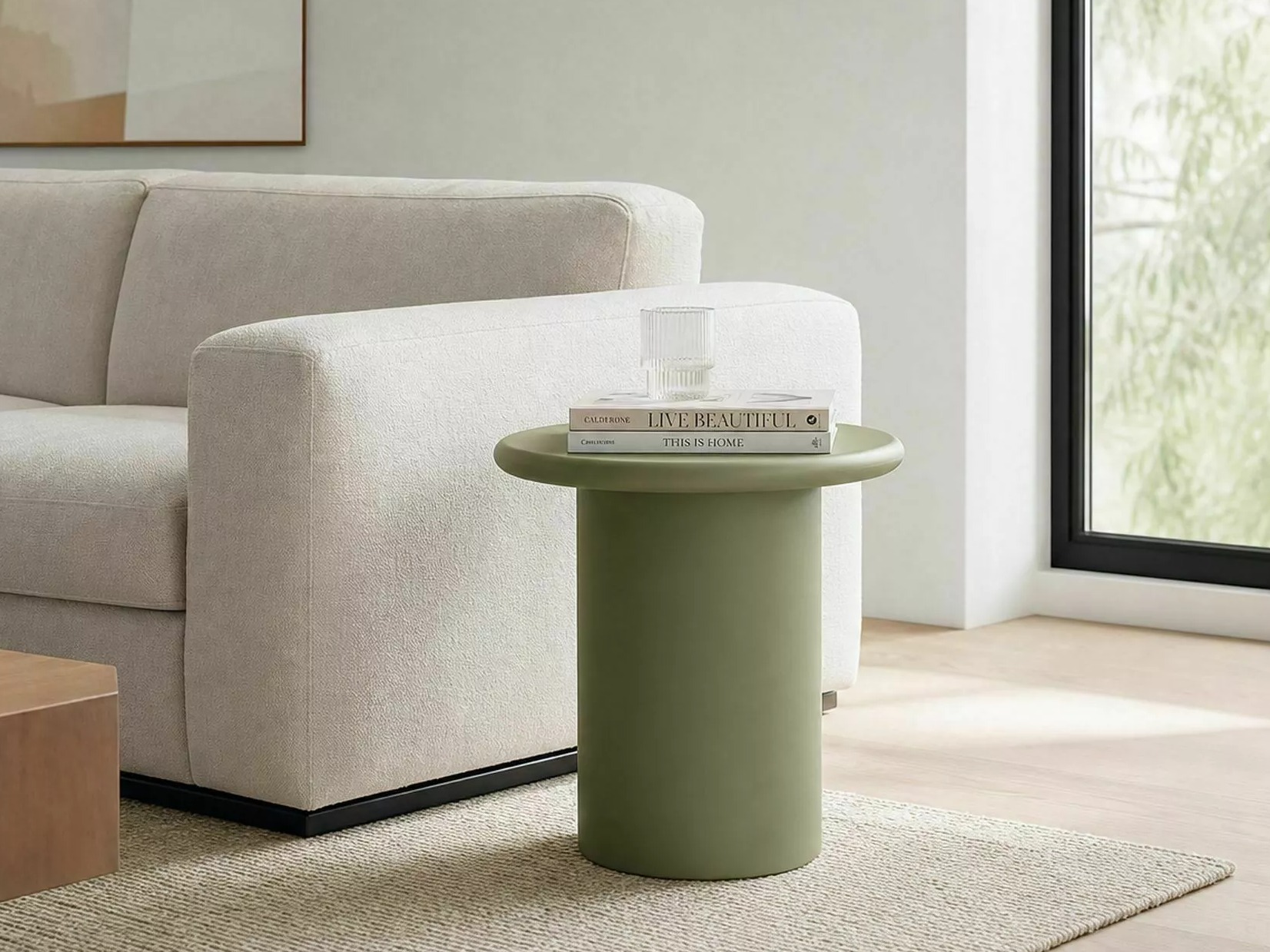 Mesa de apoio Detroit 959 (Oliveira clara)