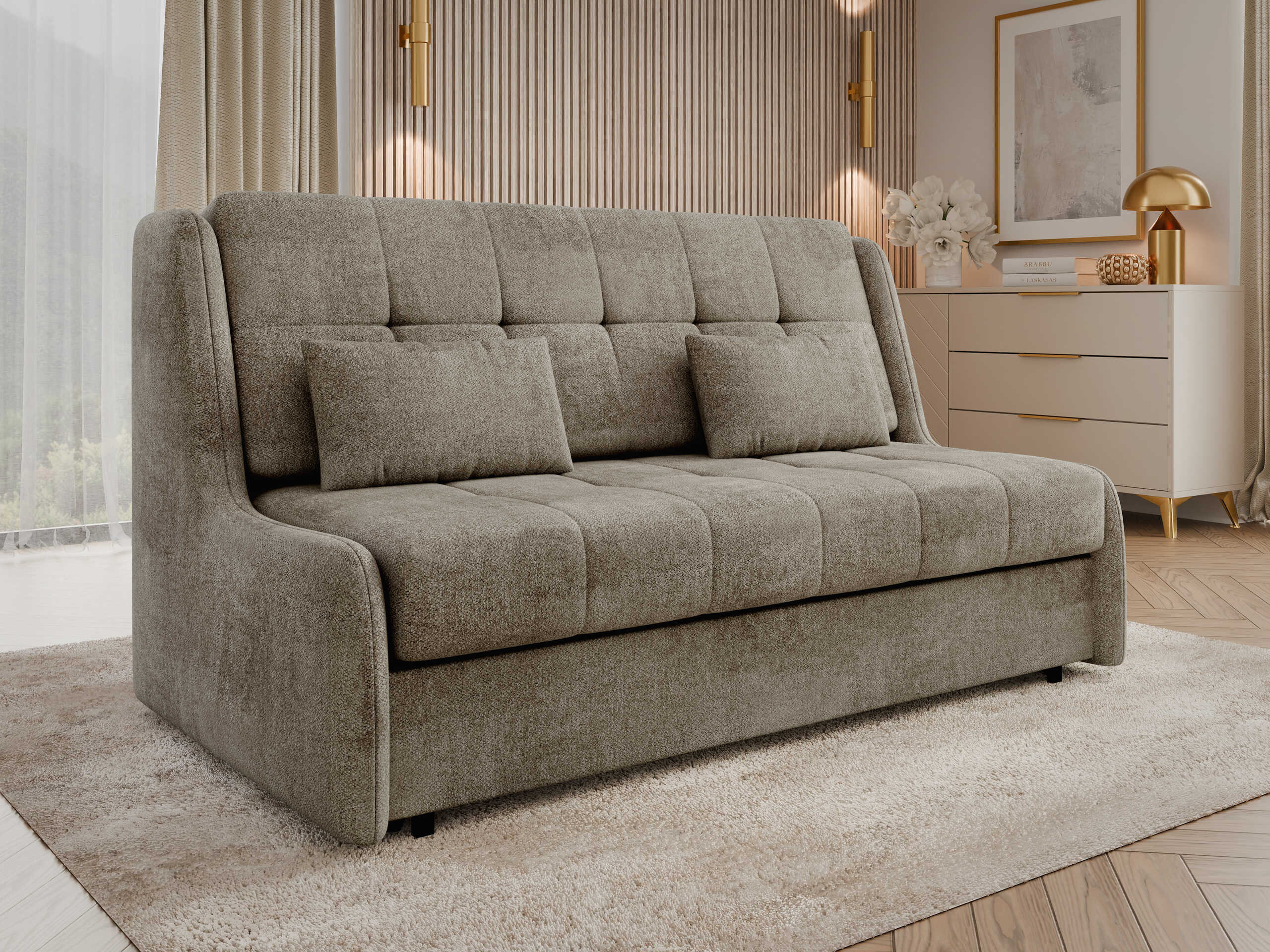 Sofá-cama Columbus 257 (Sereno 684)