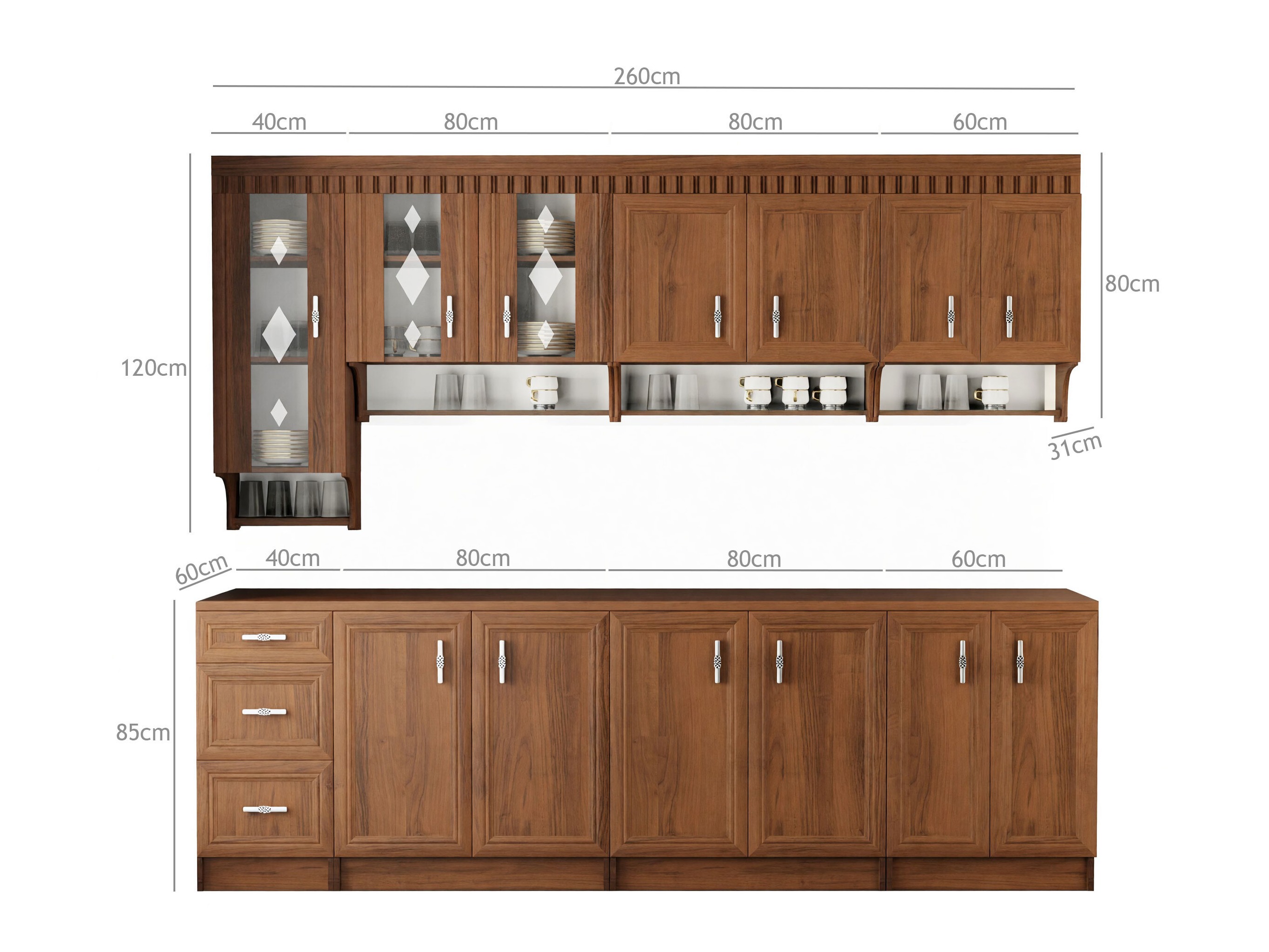 Conjunto para cozinha Houston 454