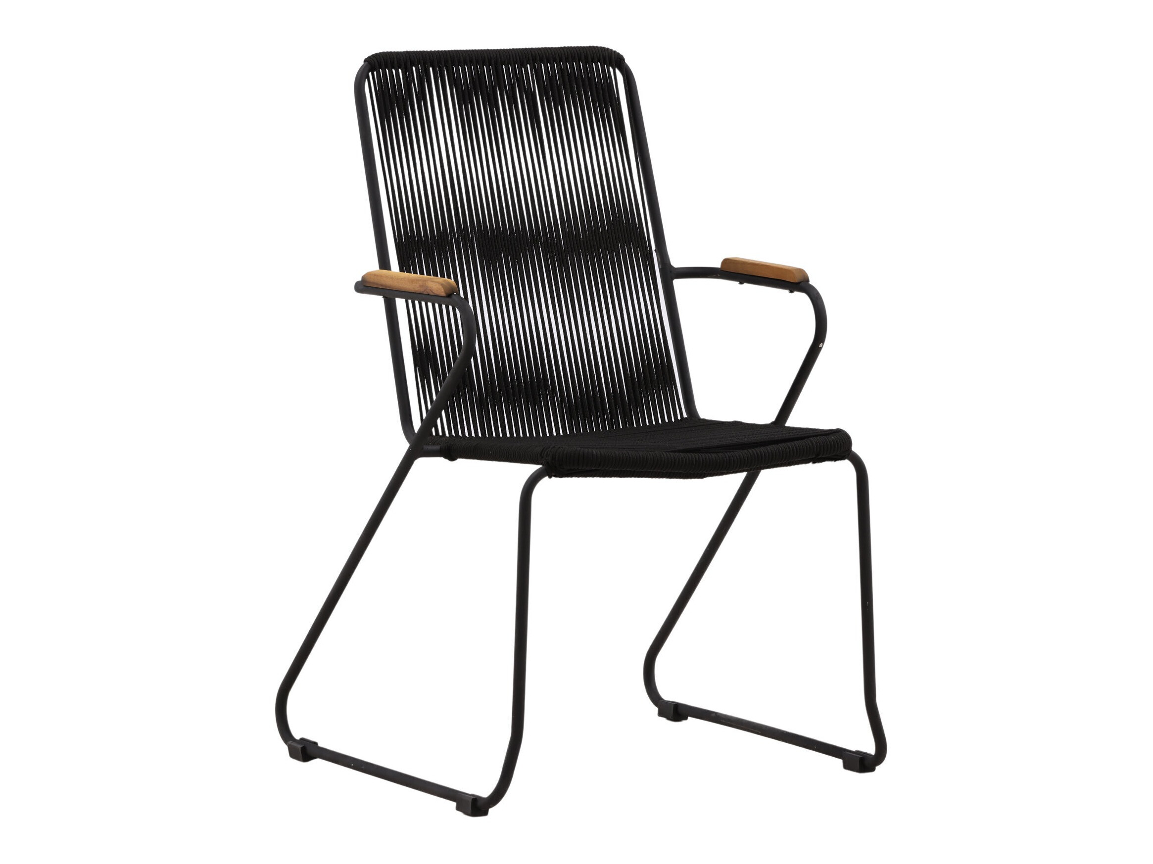 Conjunto de mesa e cadeiras Dallas 5320 (Preto)