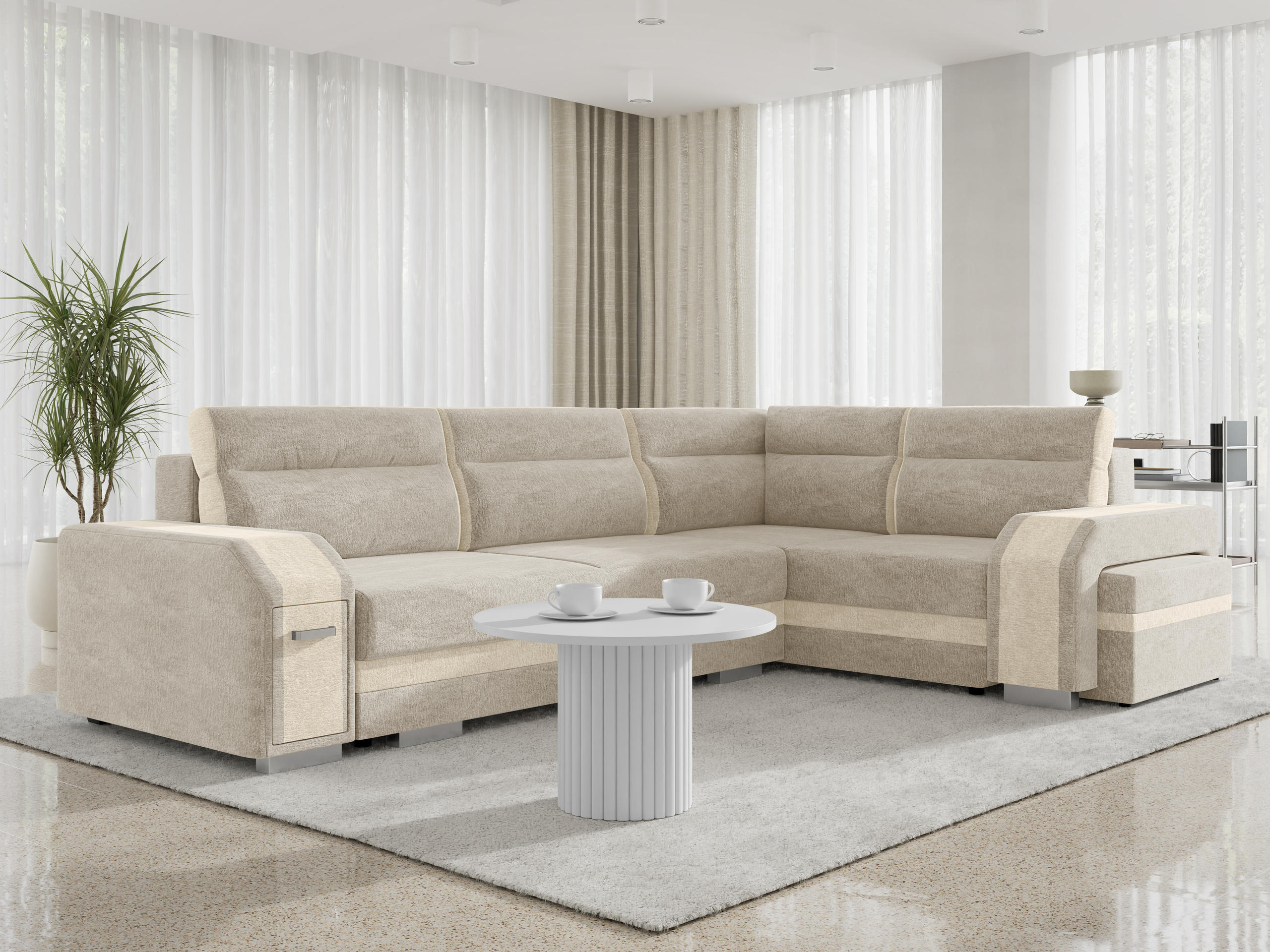 Sofá de canto Kingsport 117 (Nazar 225.02 + Nazar 225.01)
