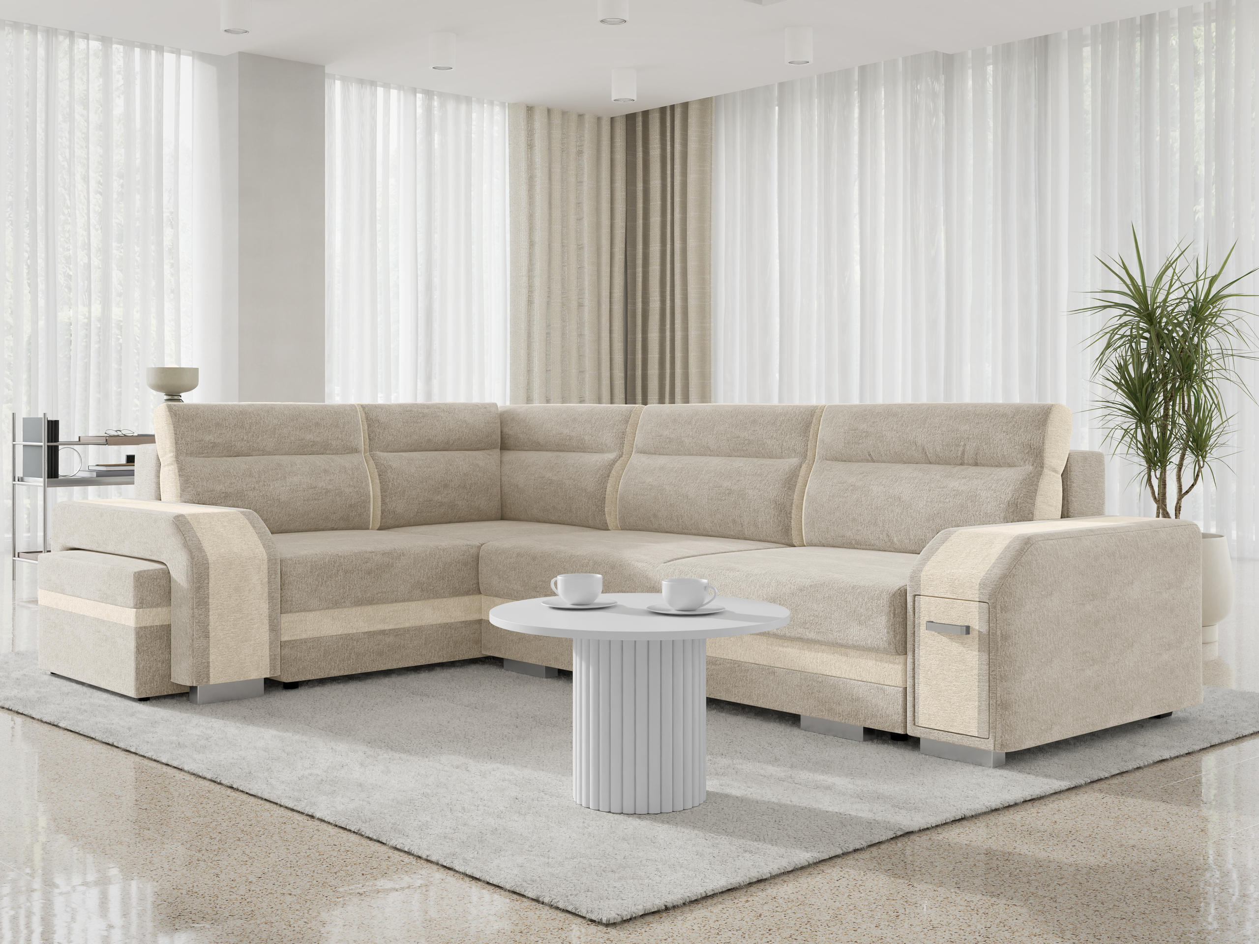 Sofá de canto Kingsport 117 (Nazar 225.02 + Nazar 225.01)