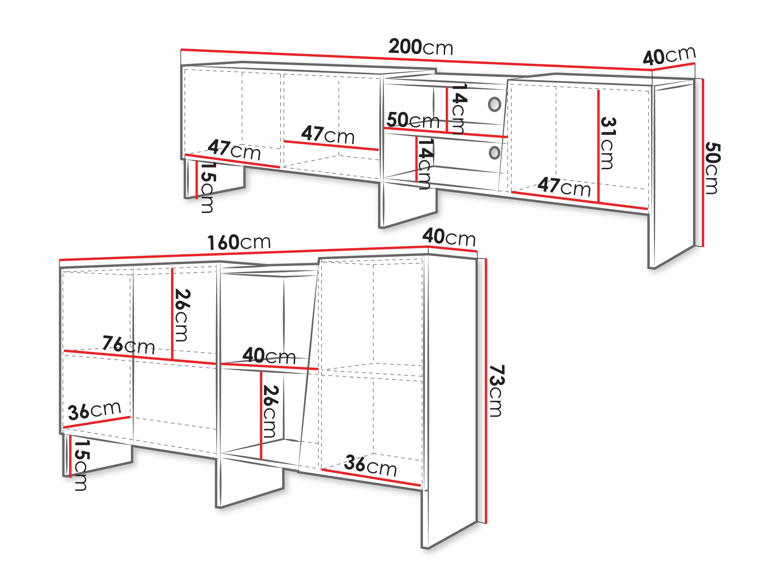 Conjunto para sala de estar Comfivo Solos