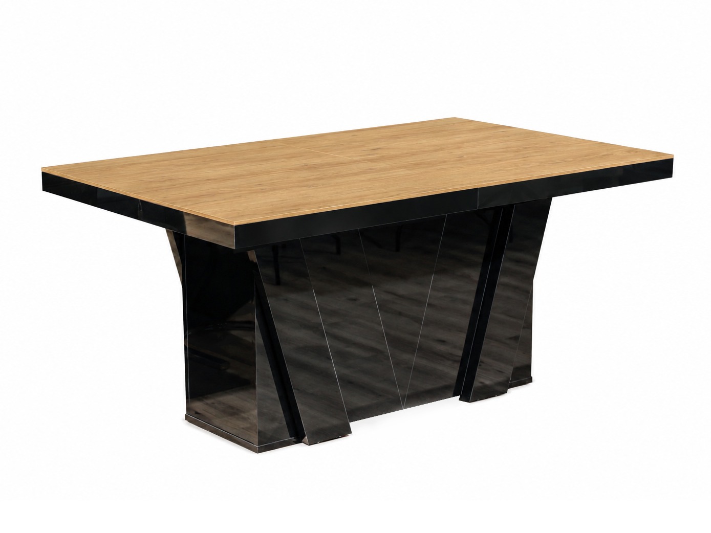 Mesa Hoboken 101 (Carvalho + Preto brilhante)