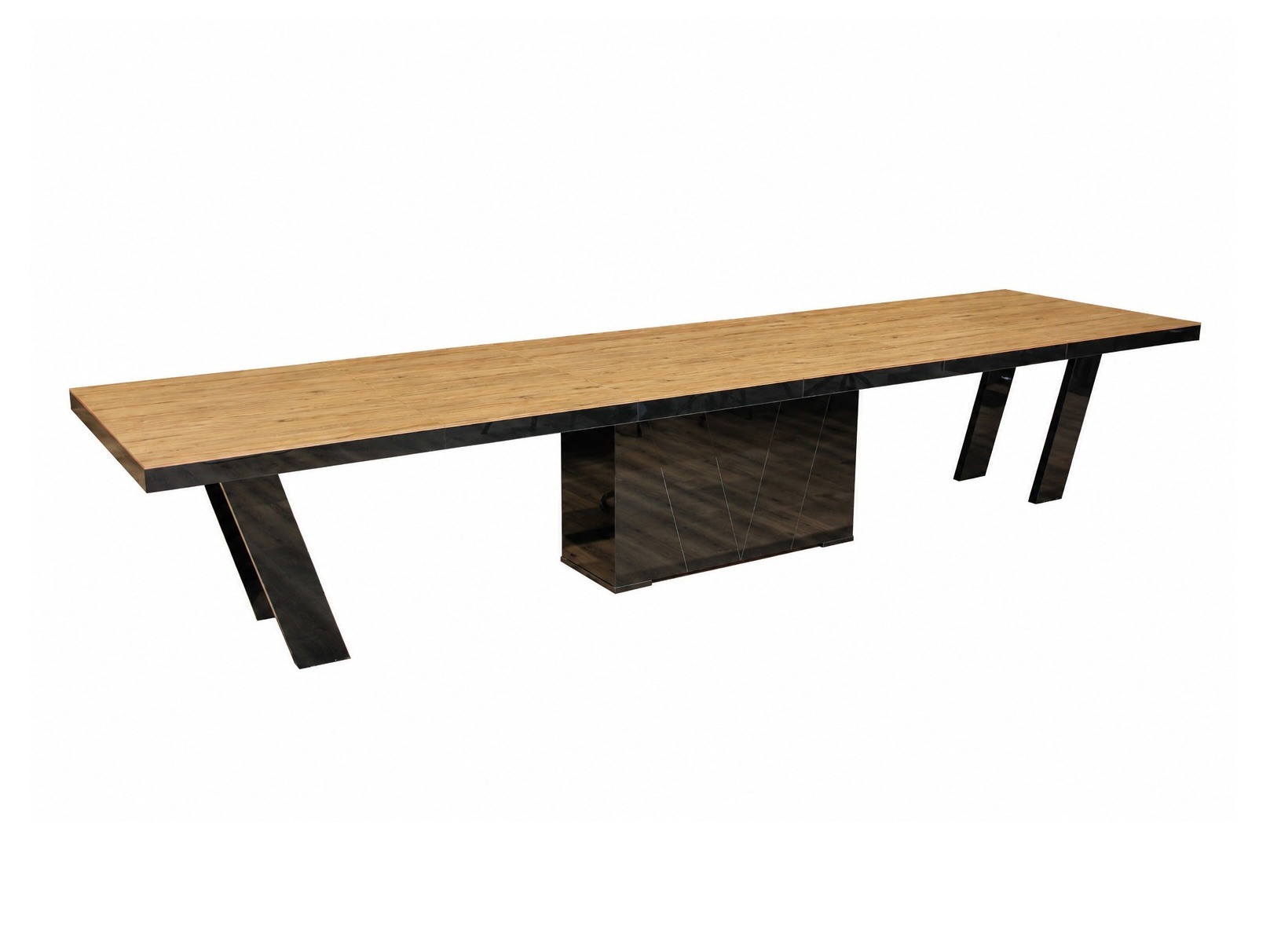 Mesa Hoboken 101 (Carvalho + Preto brilhante)